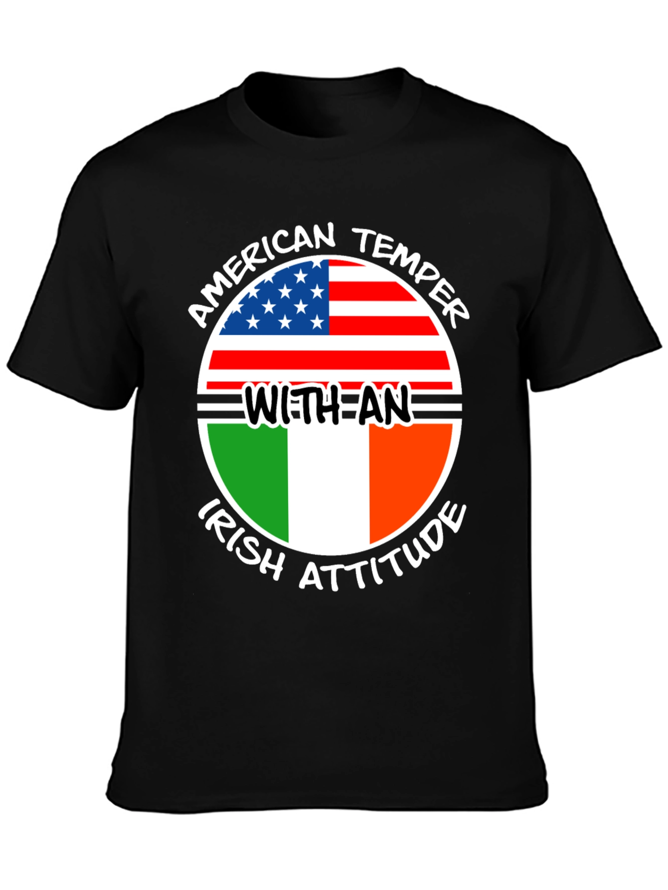 American Temper Irish Attitude Graphic T-Shirt