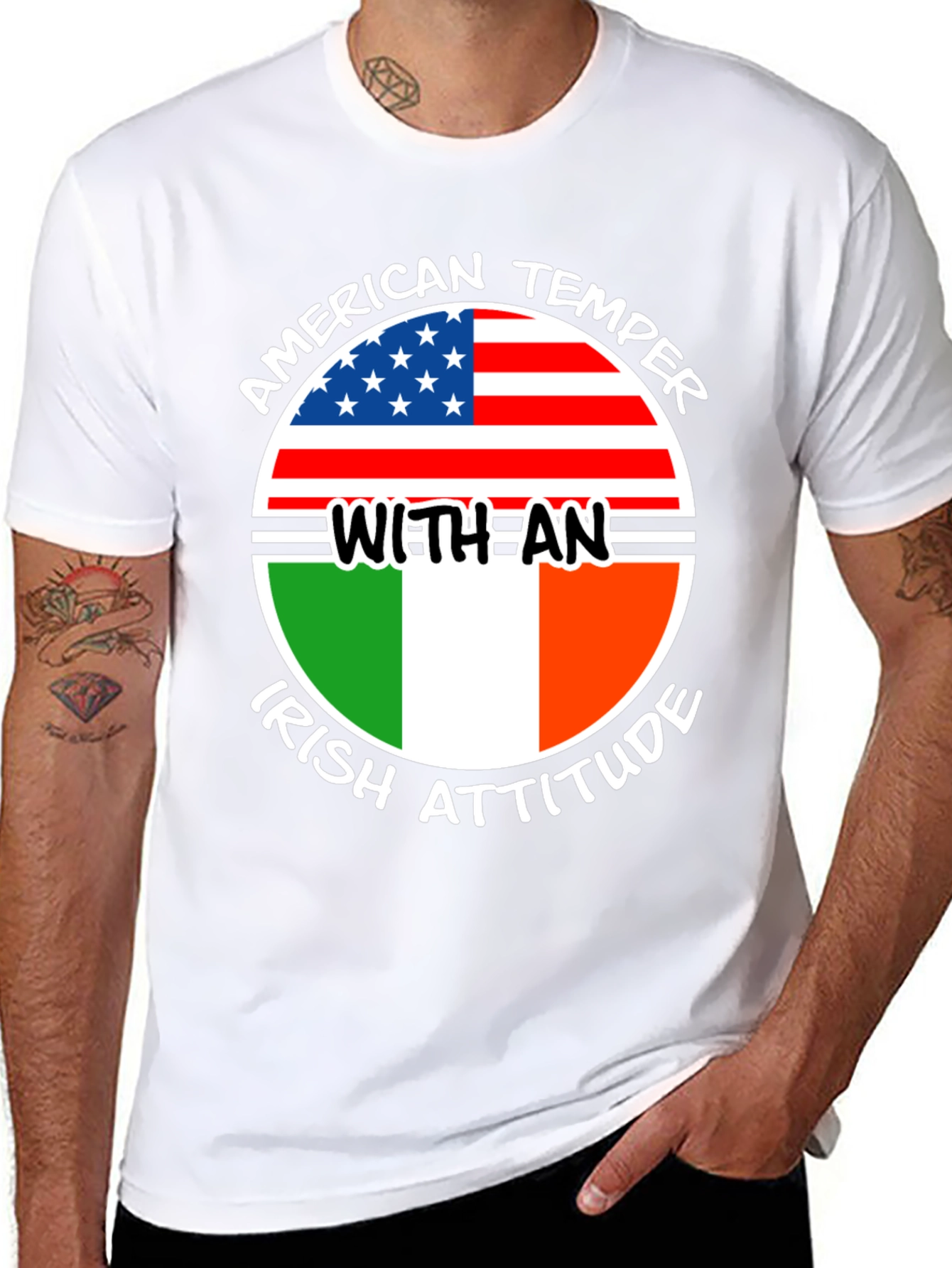 American Temper Irish Attitude Graphic T-Shirt
