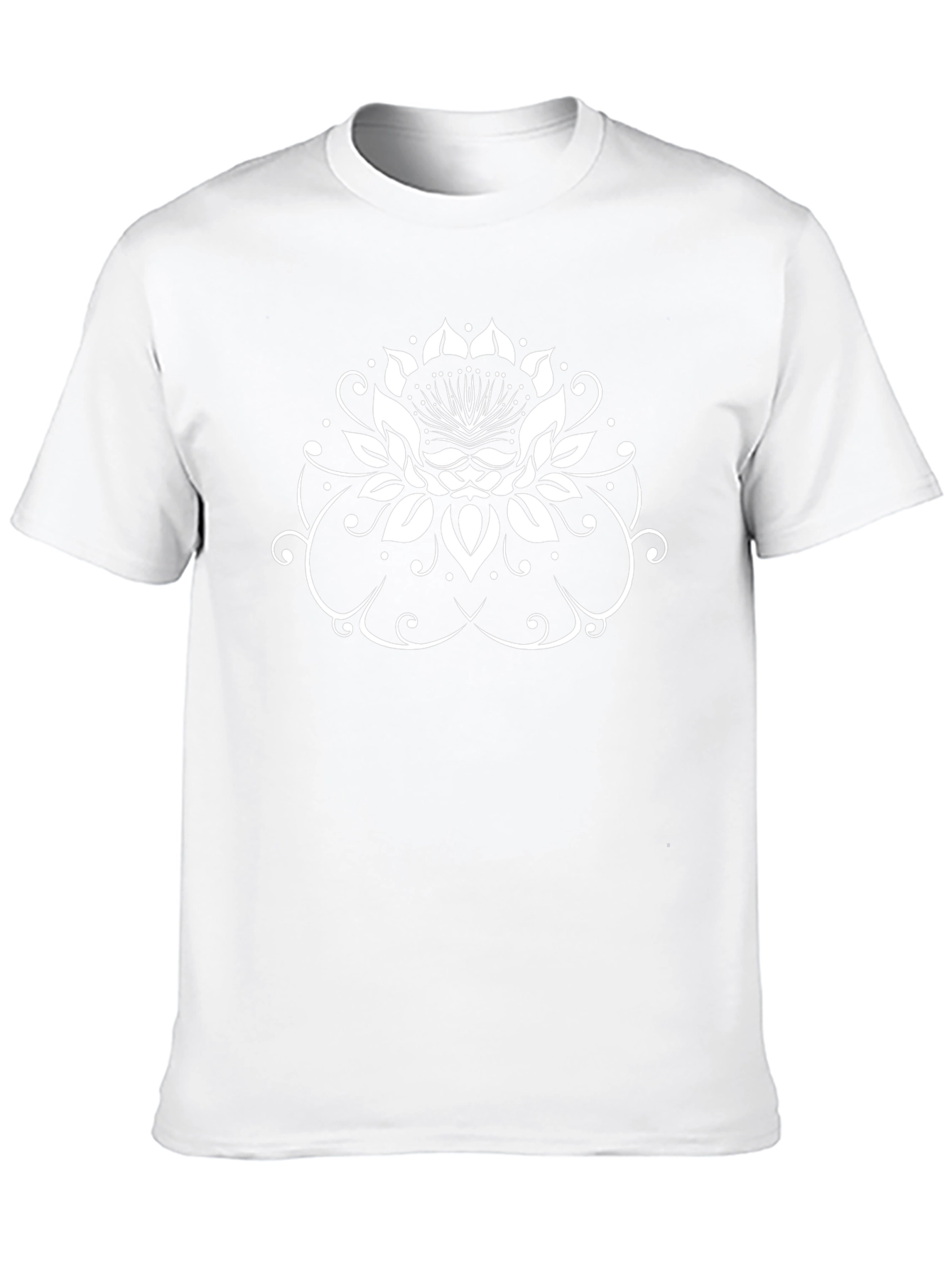 Lotus Flower Graphic Print T-Shirt