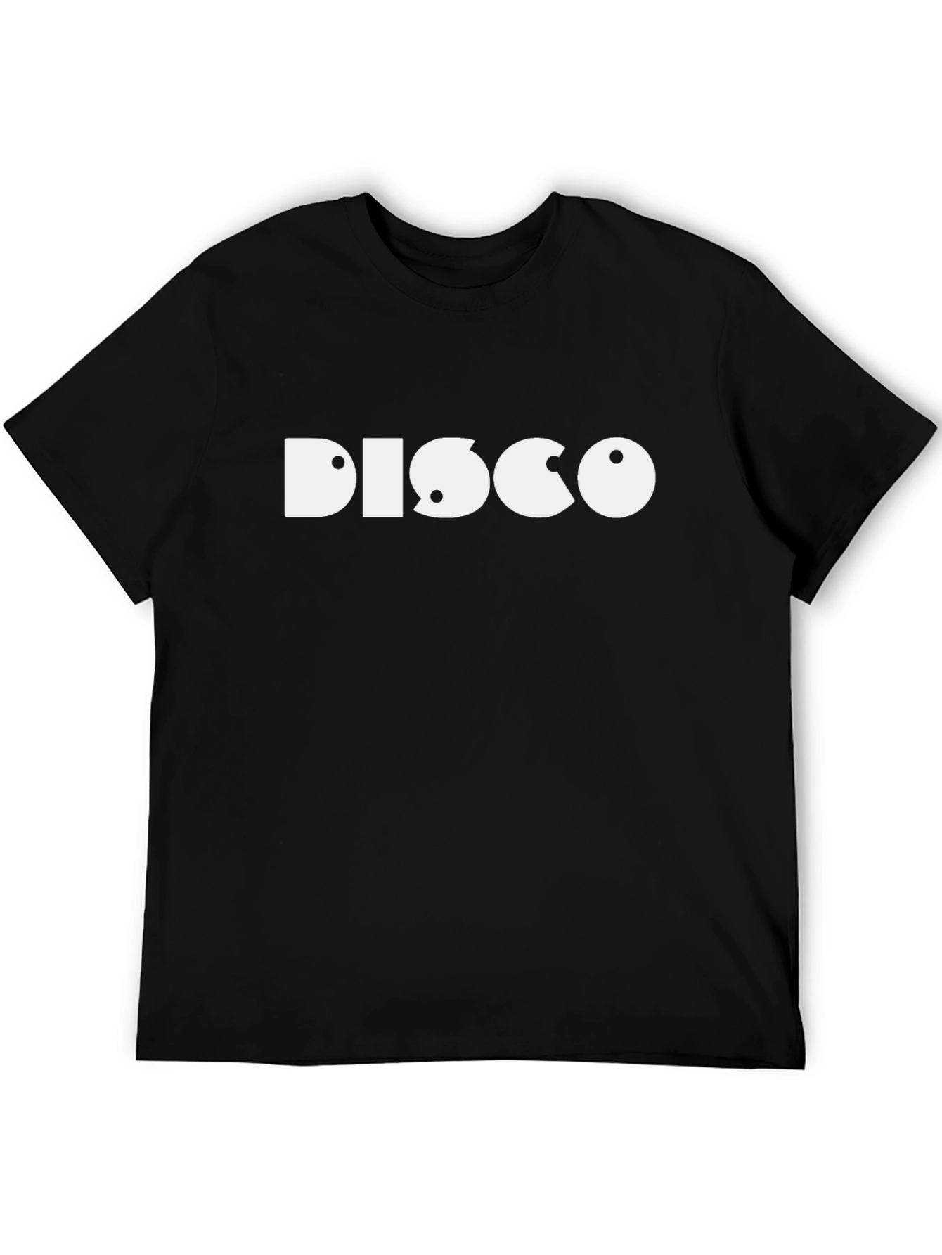 Retro Disco Graphic Tee - Classic Black