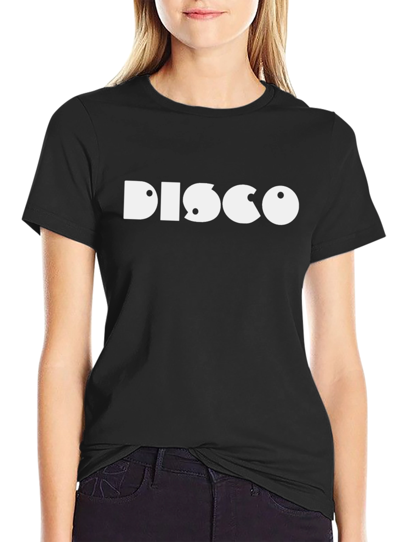 Retro Disco Graphic Tee - Classic Black