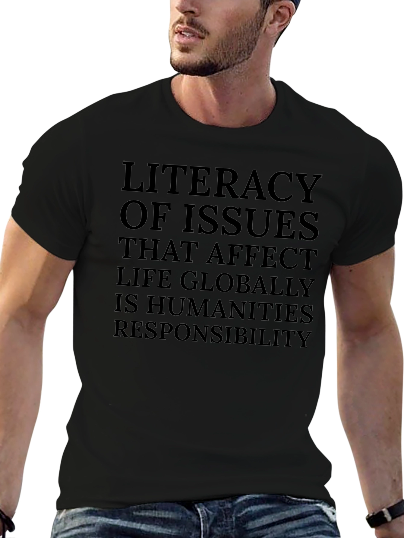Literacy of Issues T-Shirt - Global Responsibility Tee