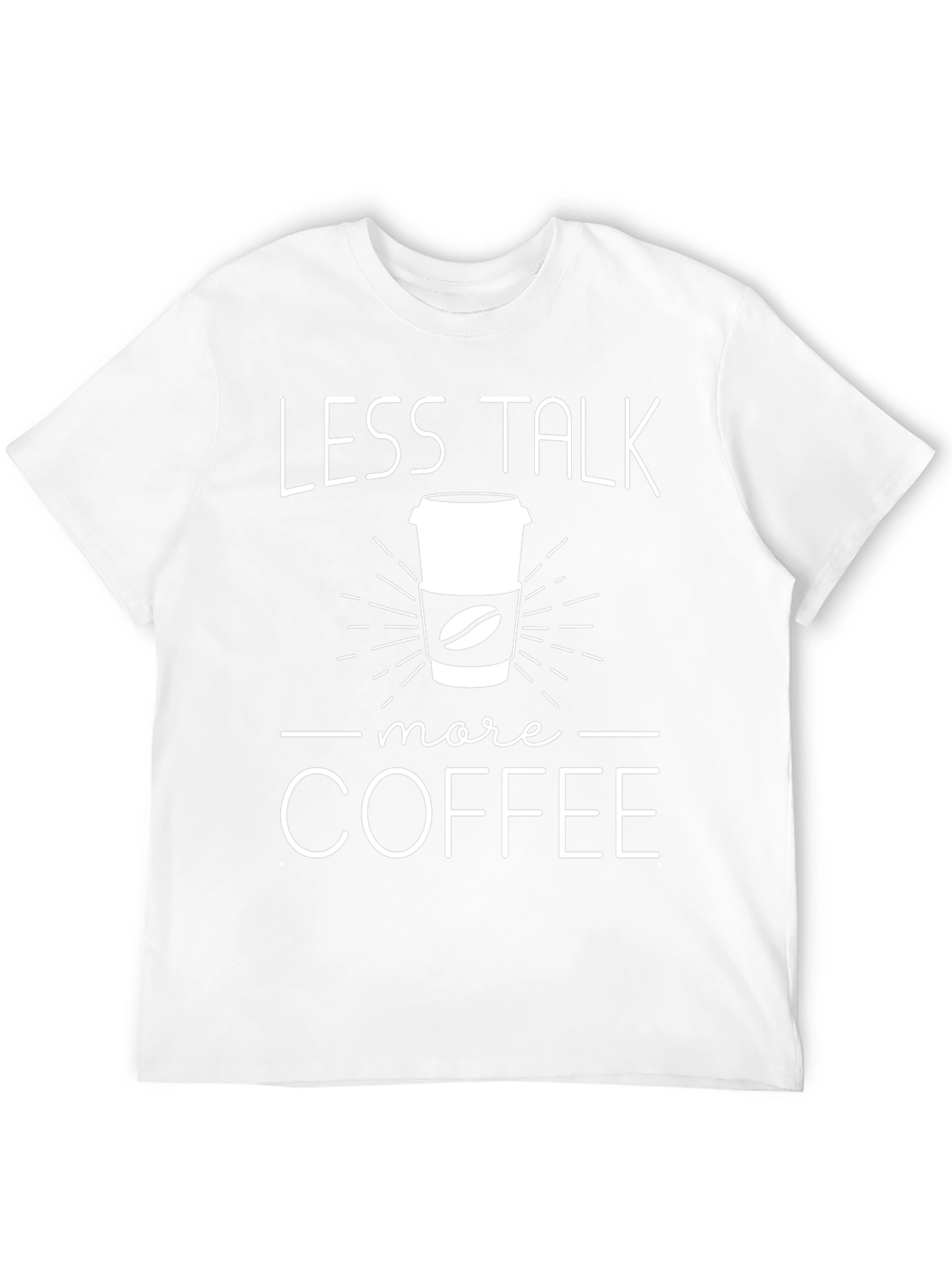 Less Talk More Coffee Graphic T-Shirt