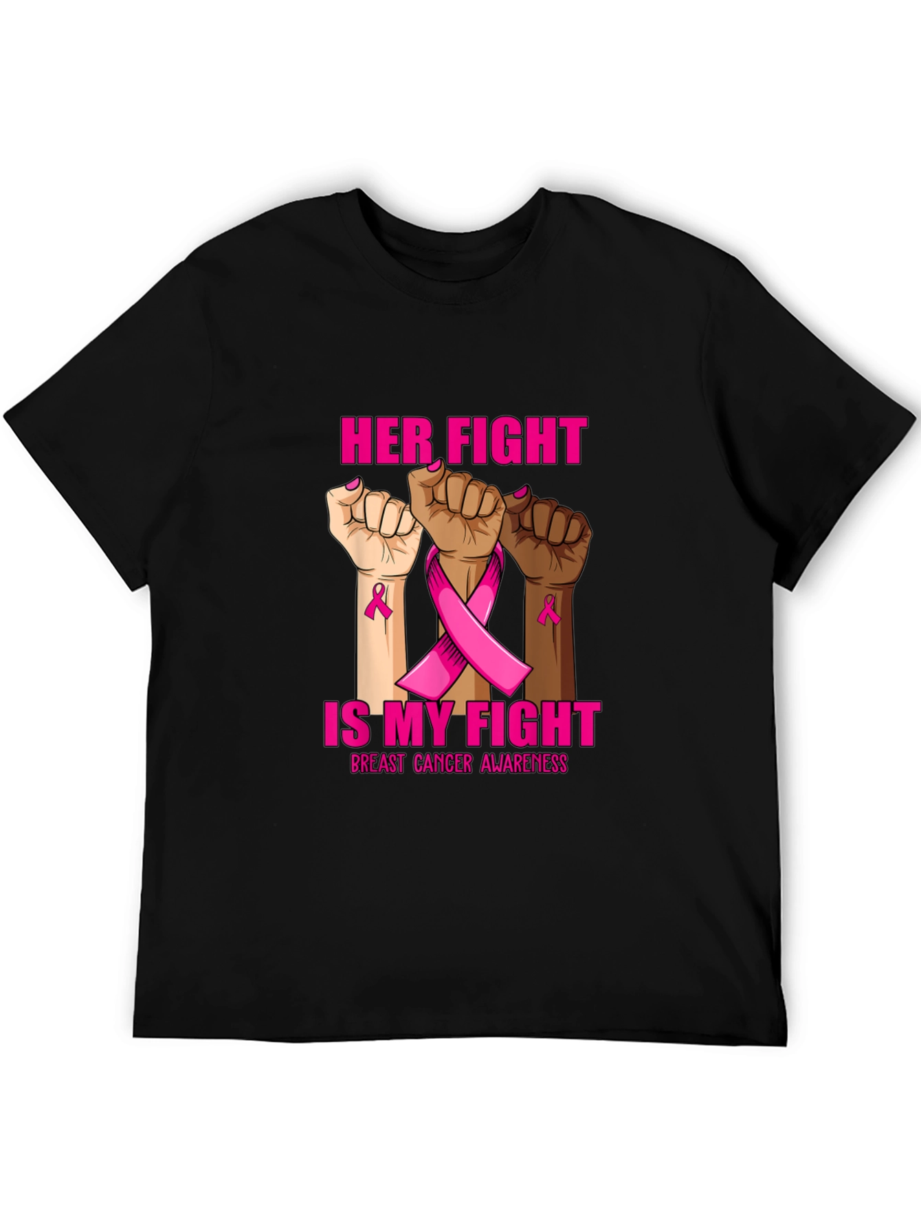Breast Cancer Awareness Tee: Her Fight Is My Fight