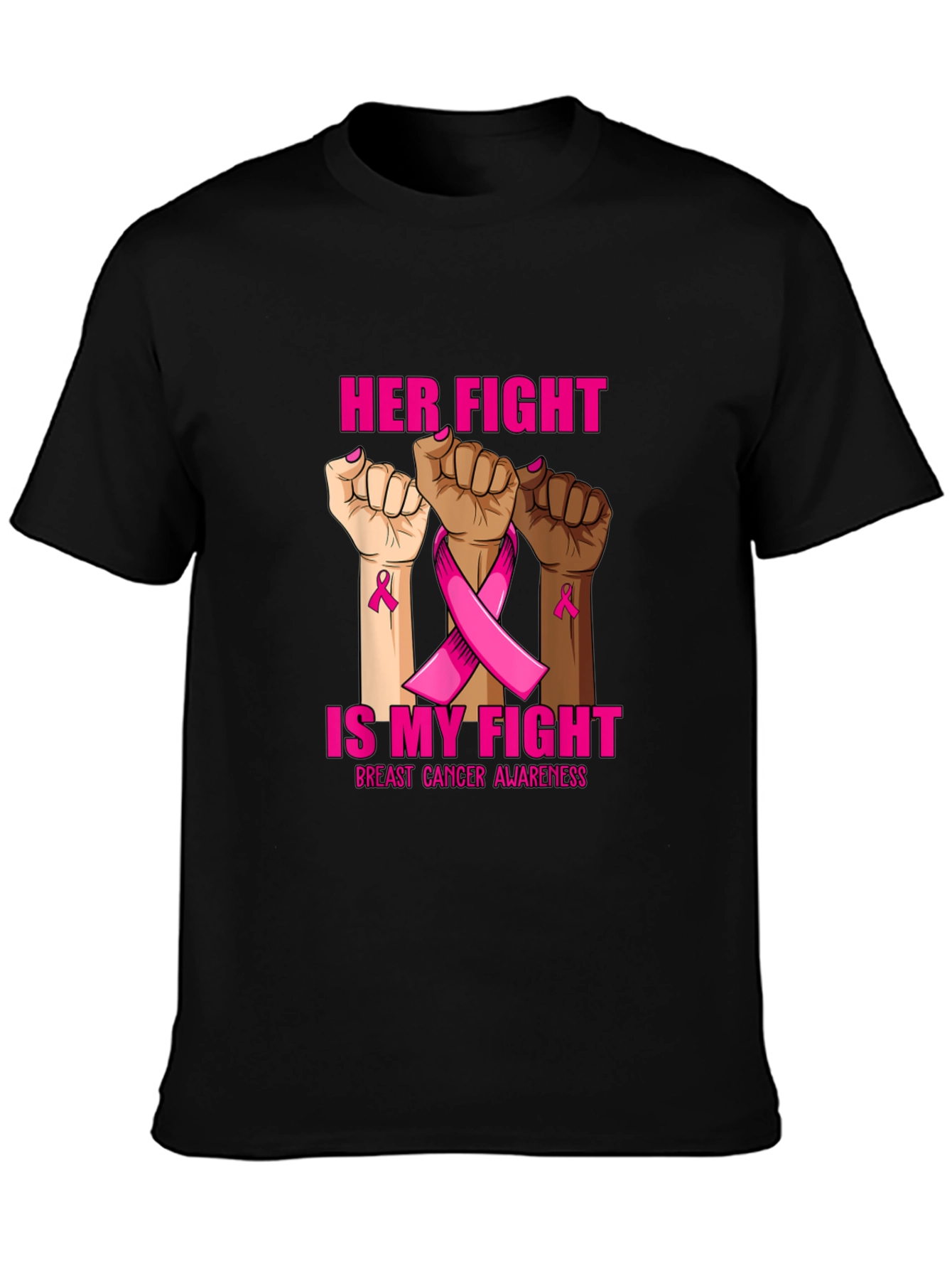 Breast Cancer Awareness Tee: Her Fight Is My Fight
