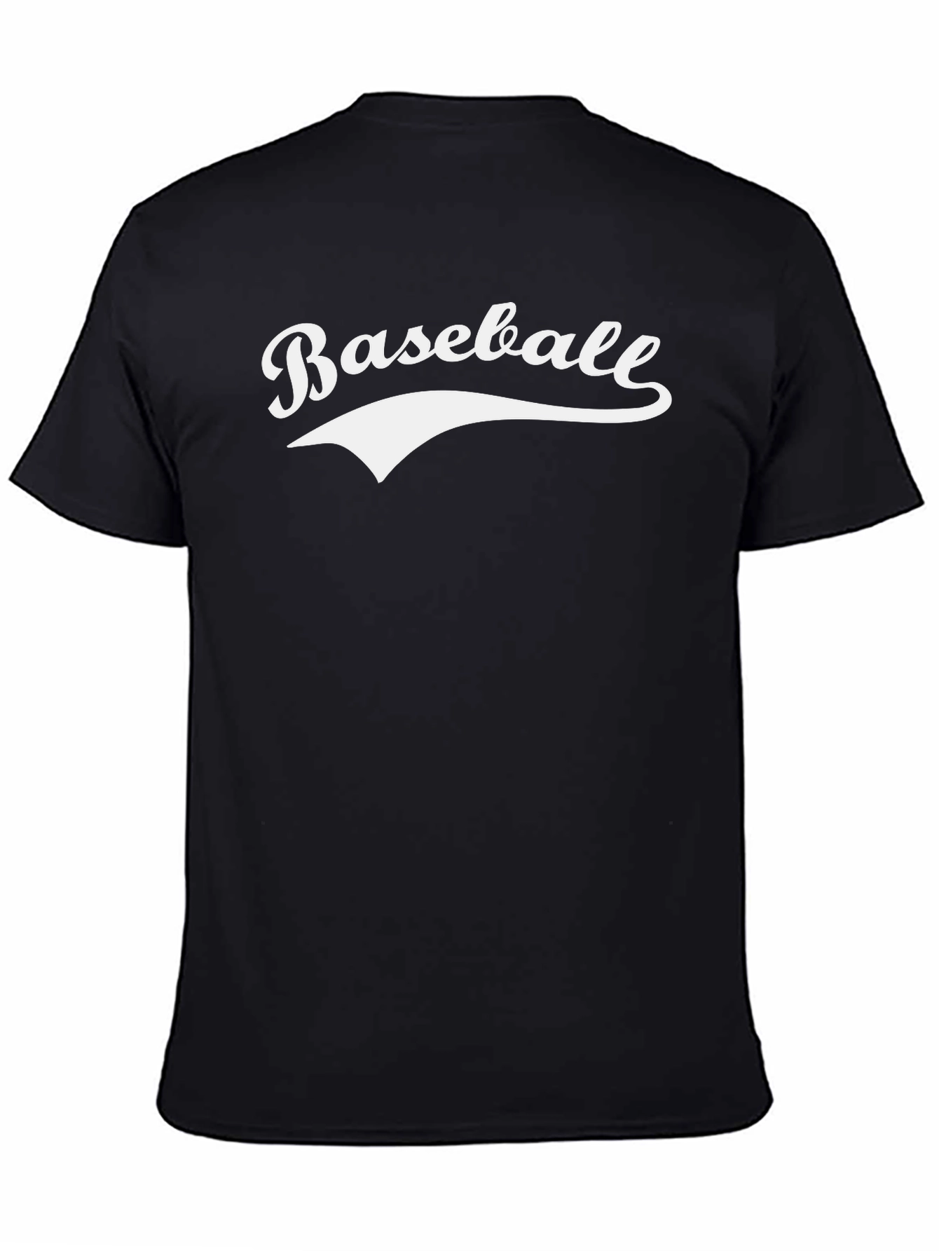 Baseball Graphic Tee - Classic Style Black