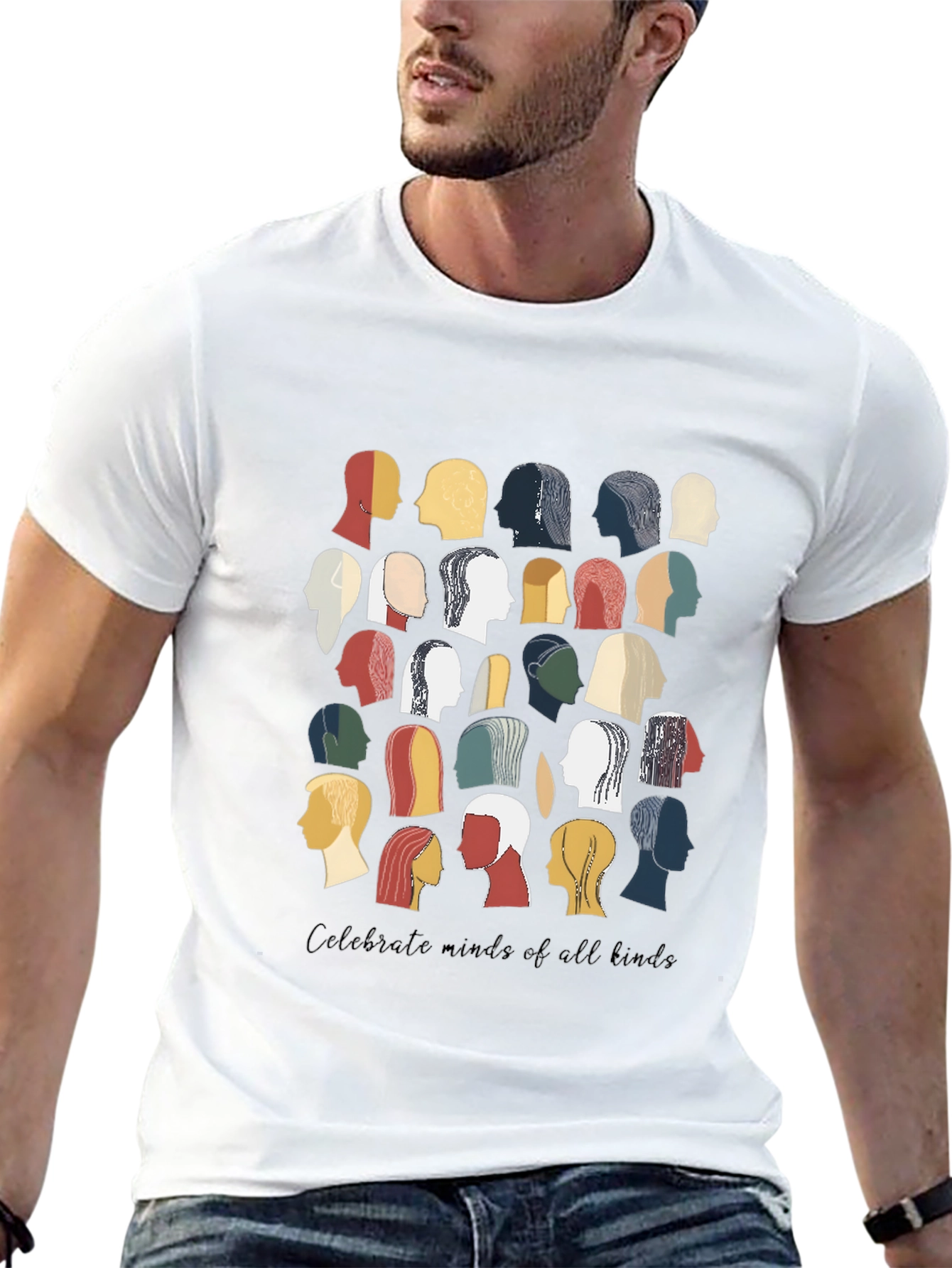 Diverse Minds Graphic Tee - Celebrate Inclusivity
