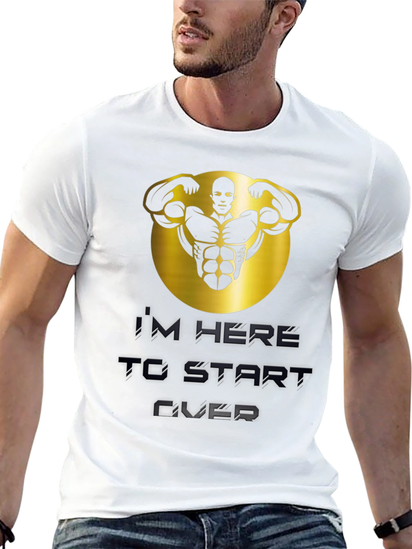 Bold Graphic T-Shirt: Start Over