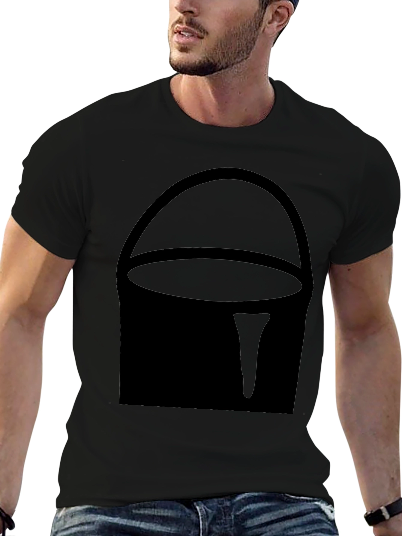 Paint Bucket Graphic Tee - Black