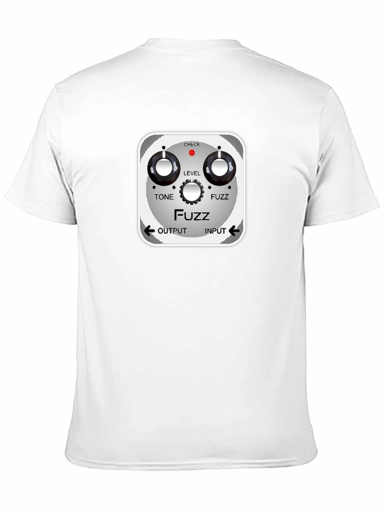 Fuzz Pedal Graphic Black T-Shirt - Guitar Effects