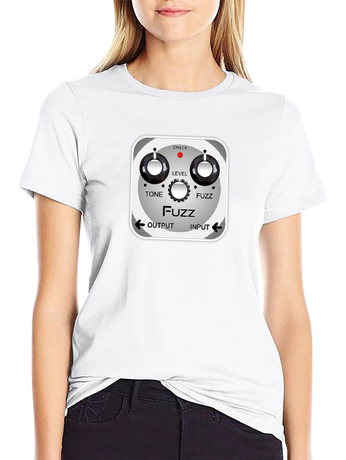 Fuzz Pedal Graphic Black T-Shirt - Guitar Effects
