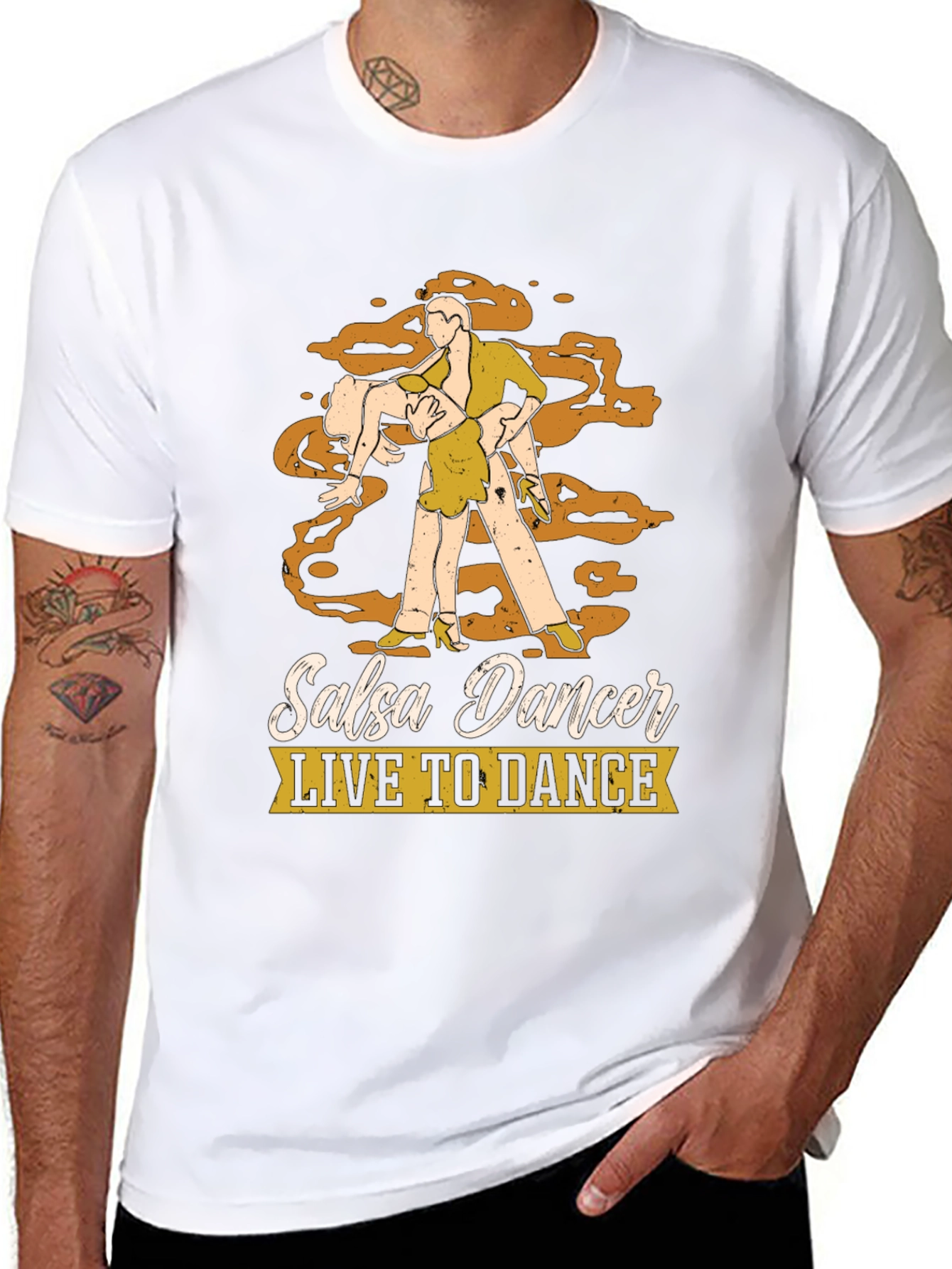 Salsa Dancer T-Shirt - Live to Dance Graphic Tee