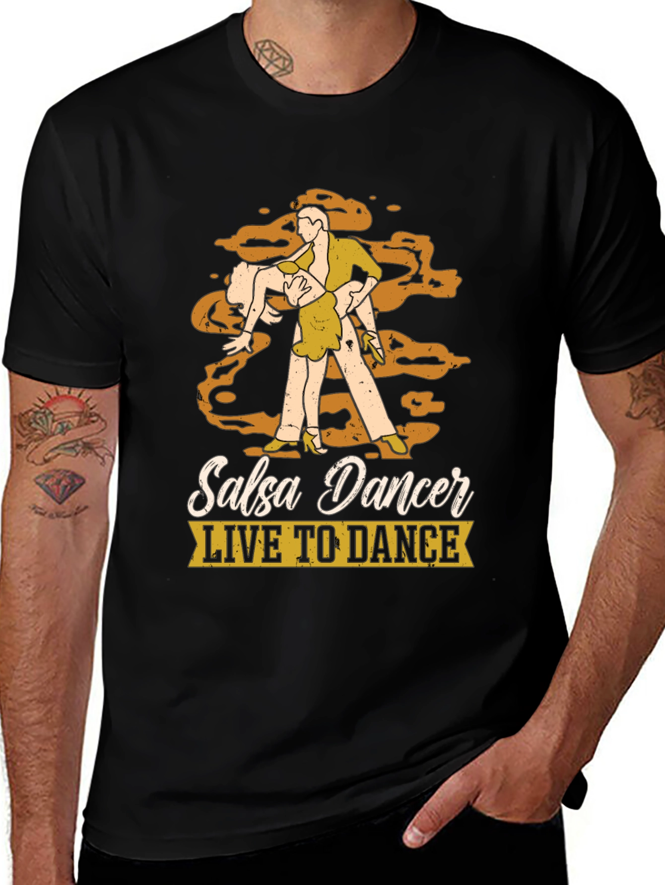 Salsa Dancer T-Shirt - Live to Dance Graphic Tee