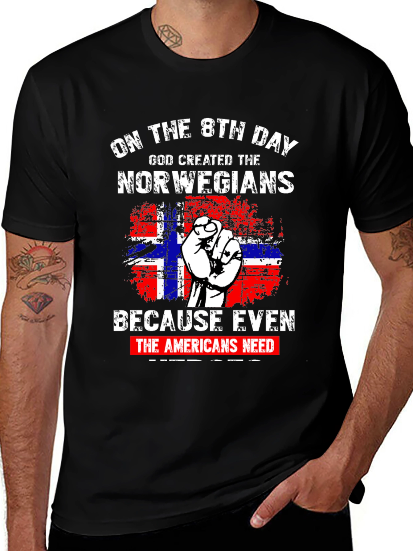 Norwegians & Americans Graphic T-Shirt