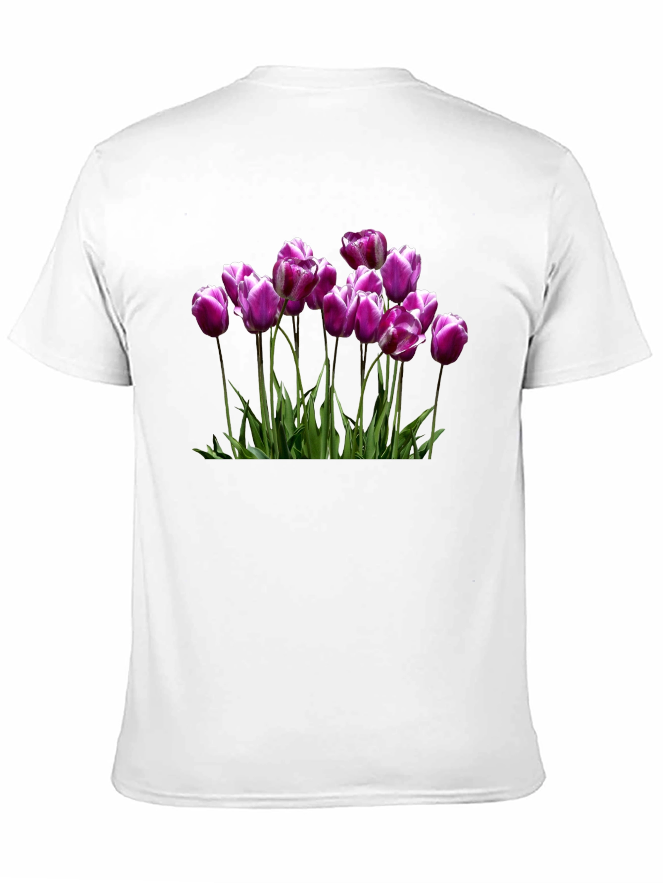 Tulip Graphic Black T-Shirt