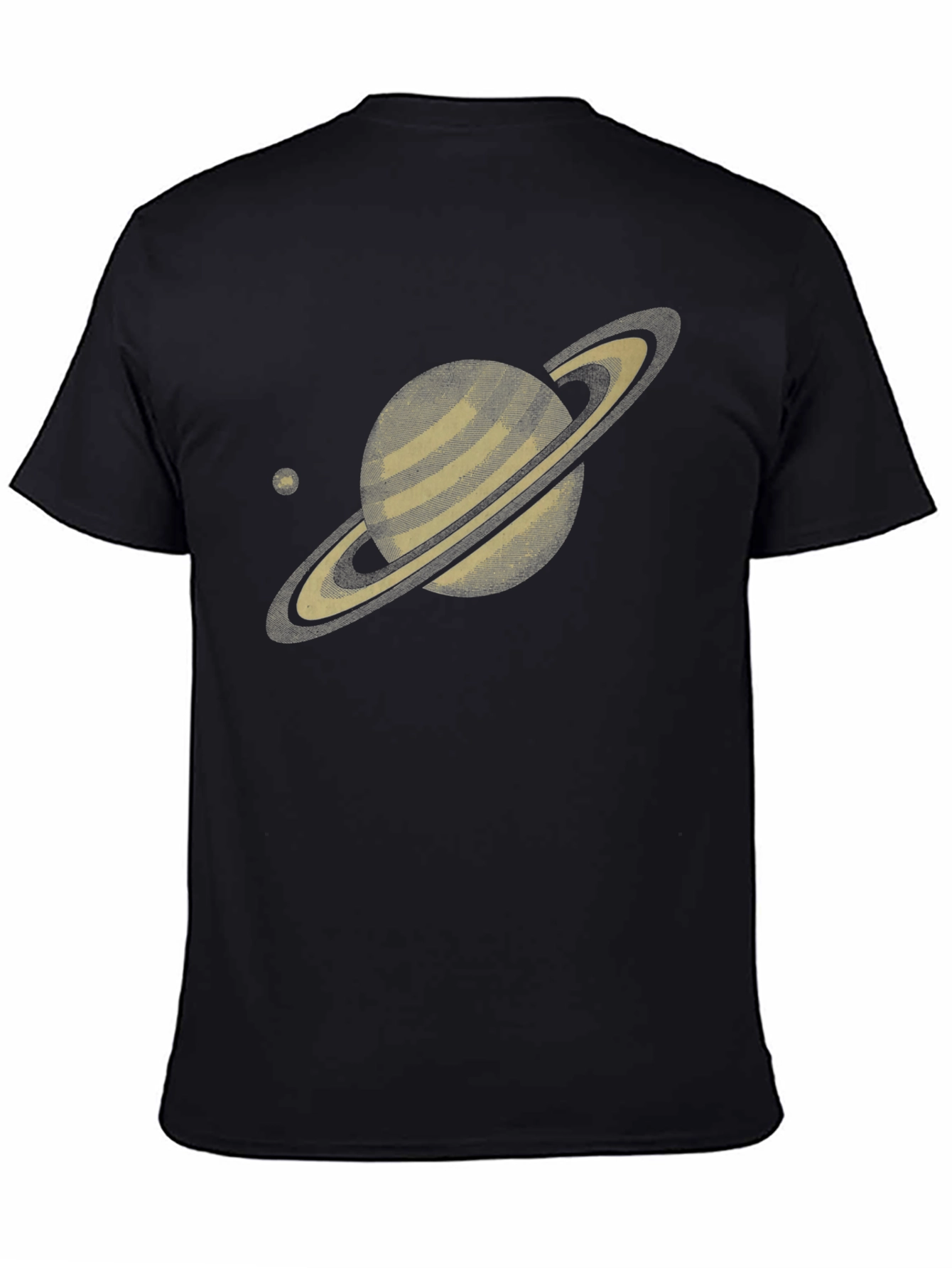 Saturn Graphic Tee - Trendy Space Design