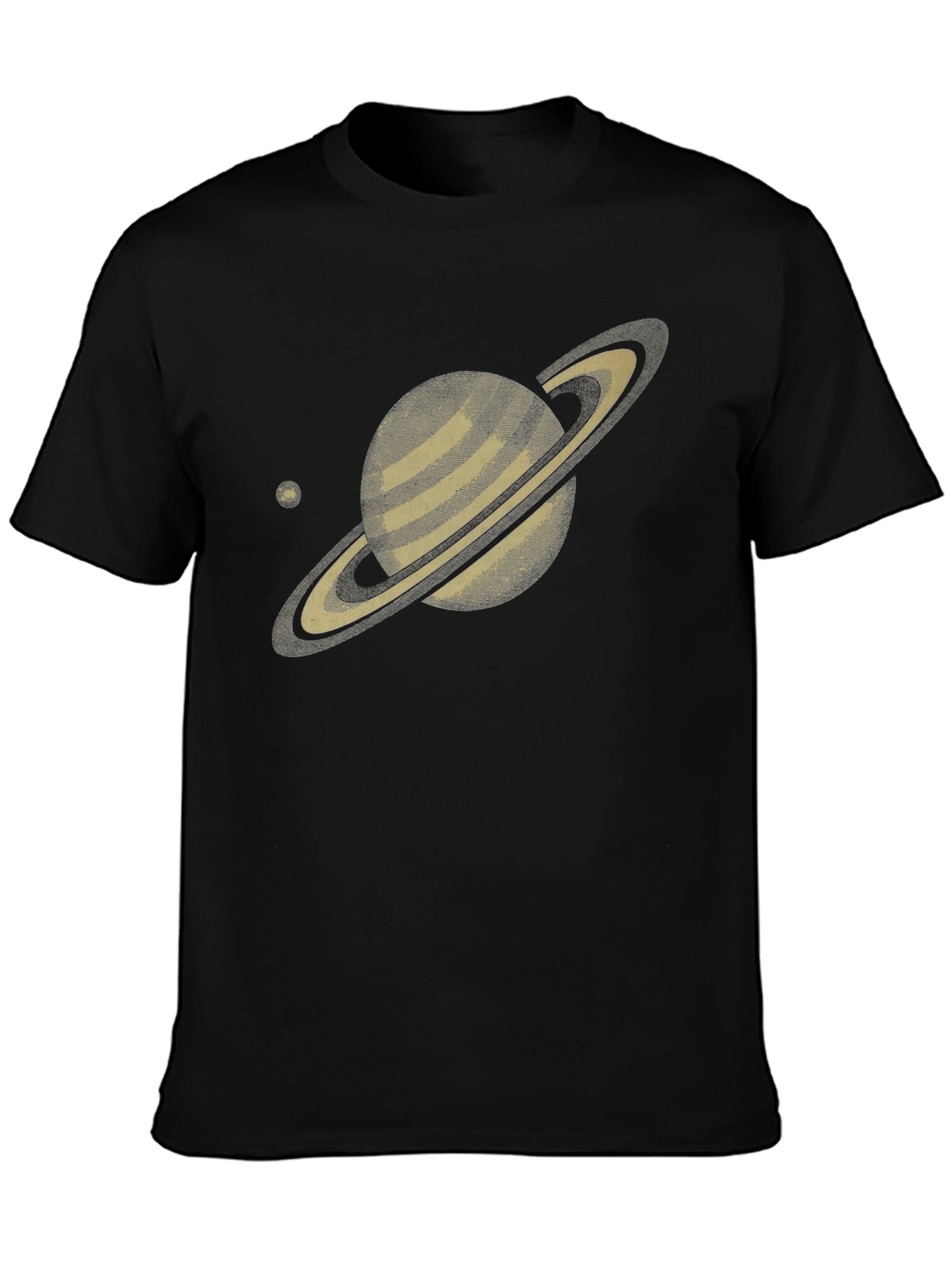Saturn Graphic Tee - Trendy Space Design