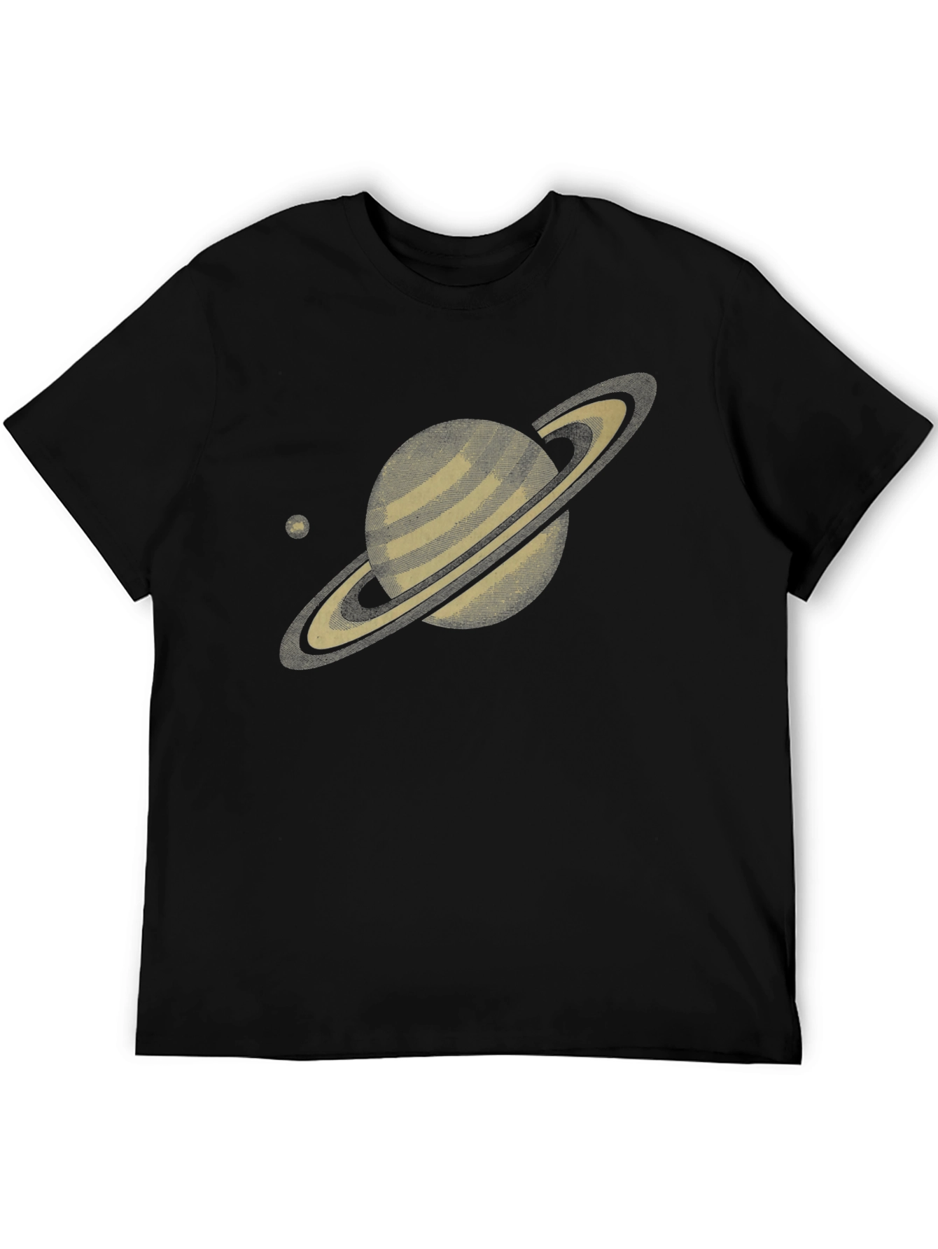 Saturn Graphic Tee - Trendy Space Design
