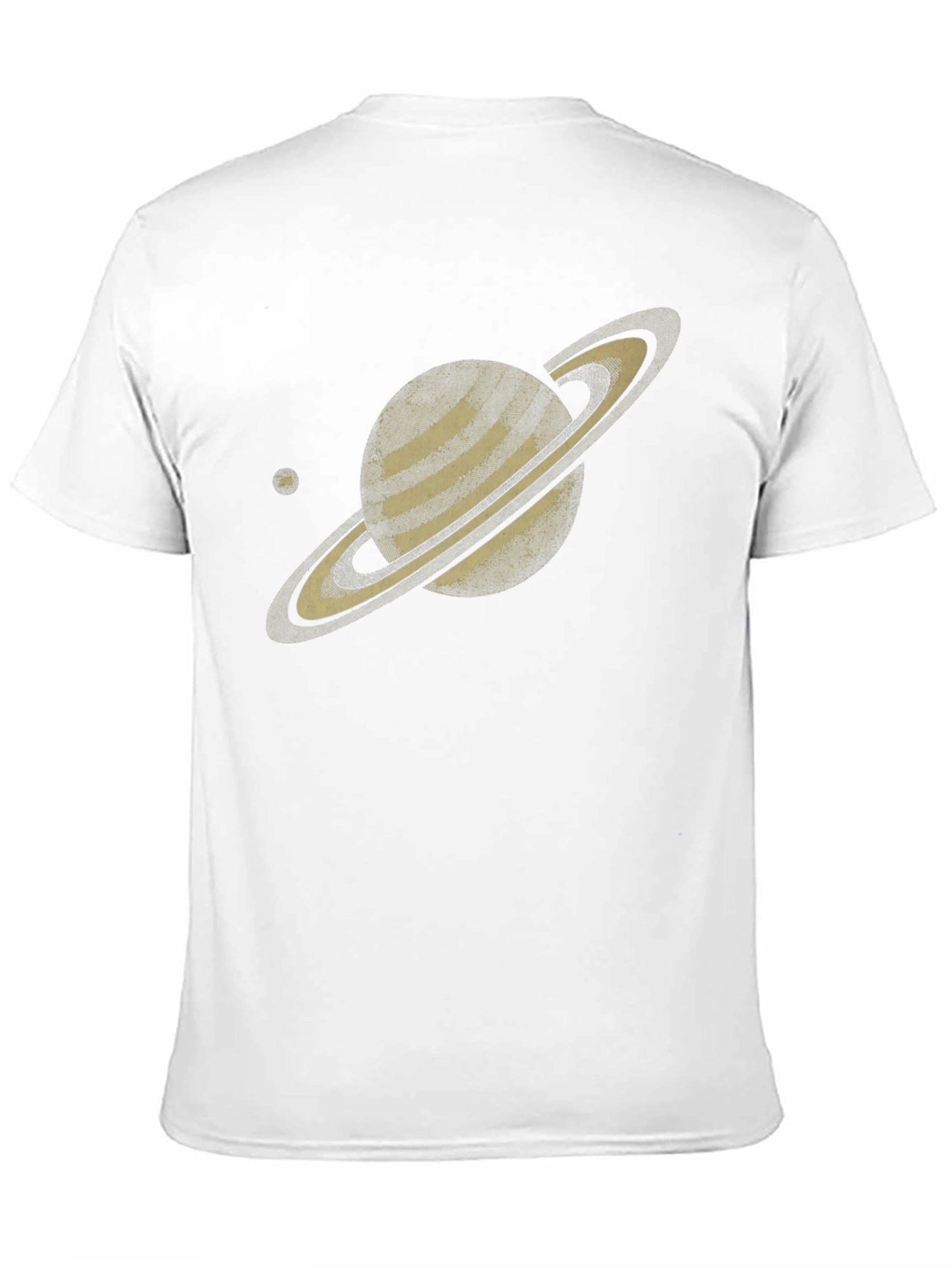 Saturn Graphic Tee - Trendy Space Design