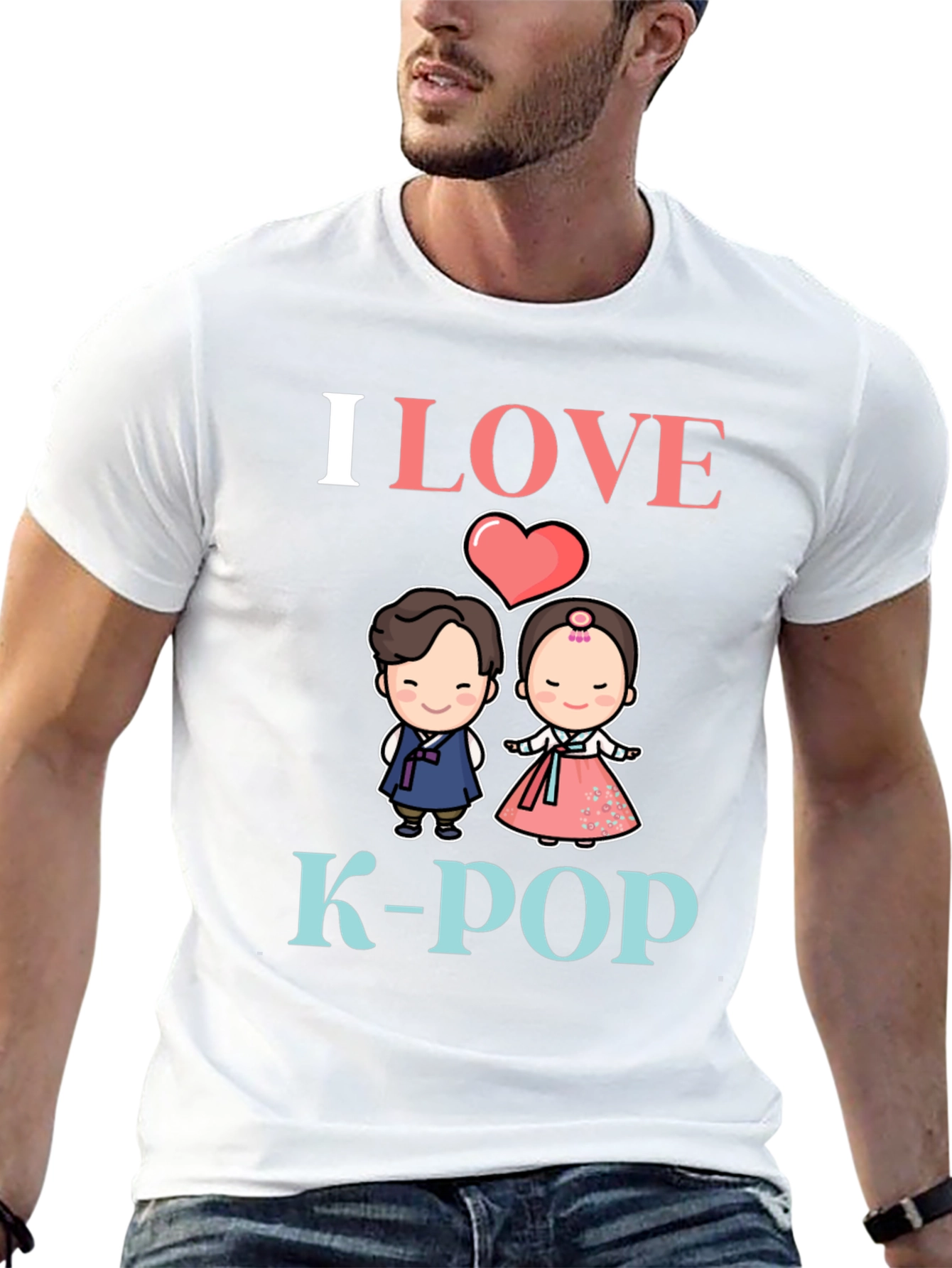 I Love K-Pop Graphic Tee