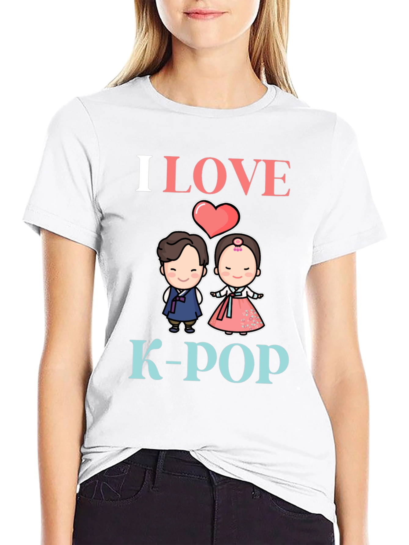 I Love K-Pop Graphic Tee