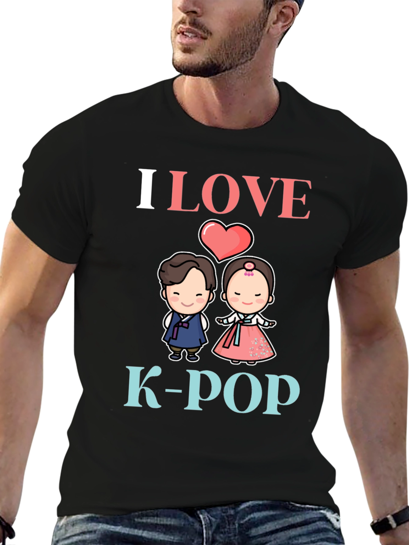 I Love K-Pop Graphic Tee