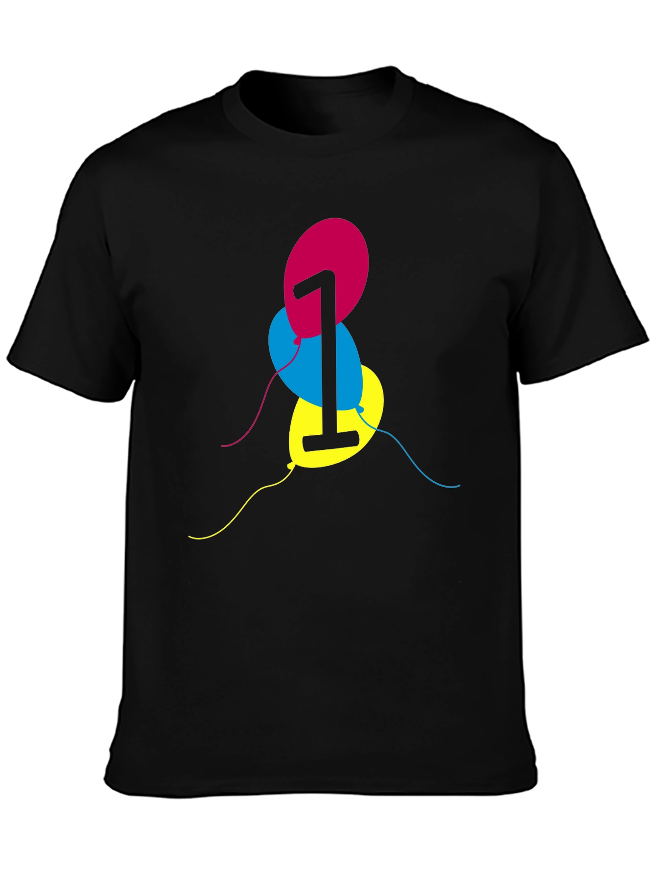 Birthday Number One Balloon T-Shirt
