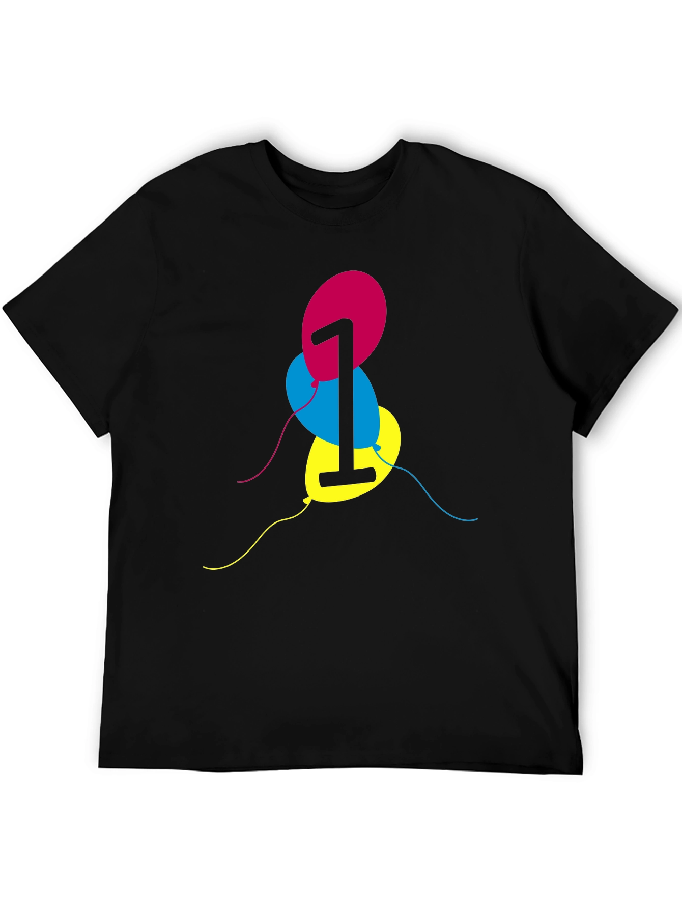 Birthday Number One Balloon T-Shirt