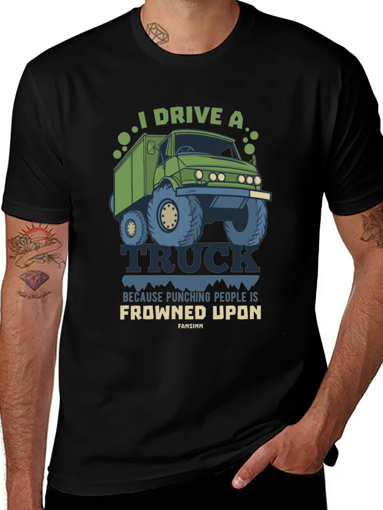 I Drive A Truck Funny T-Shirt