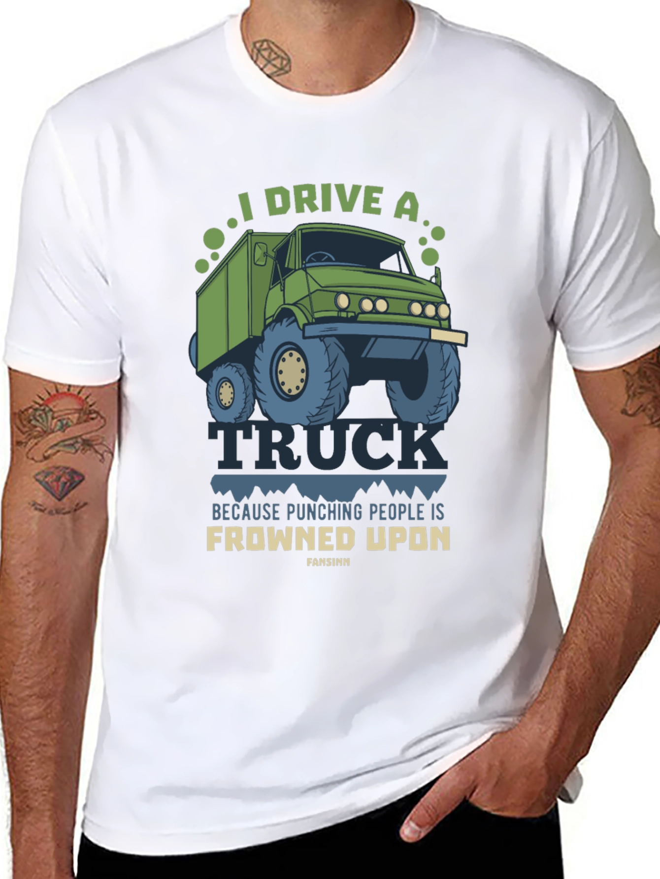 I Drive A Truck Funny T-Shirt