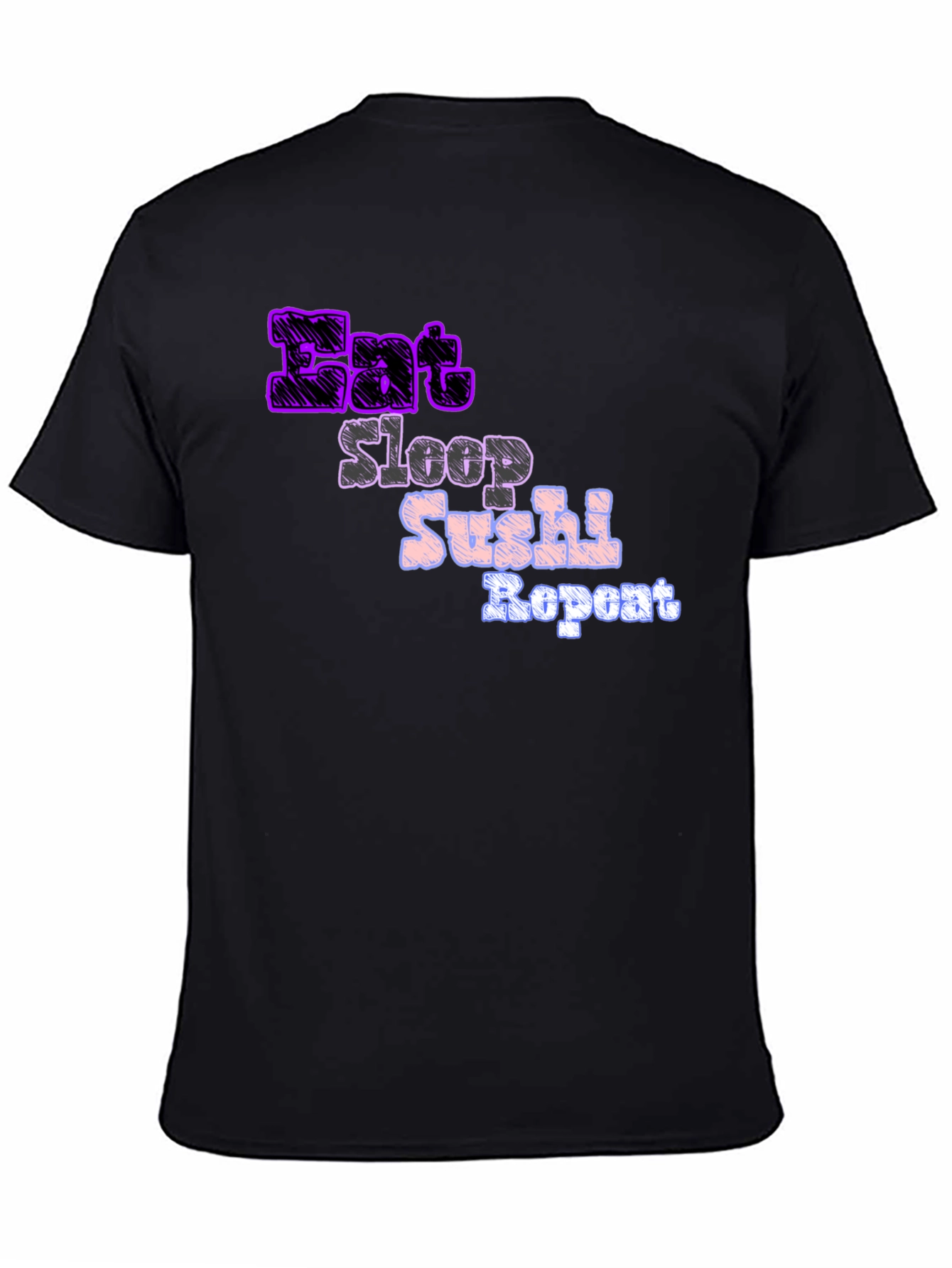Eat Sleep Sushi Repeat Graphic T-Shirt