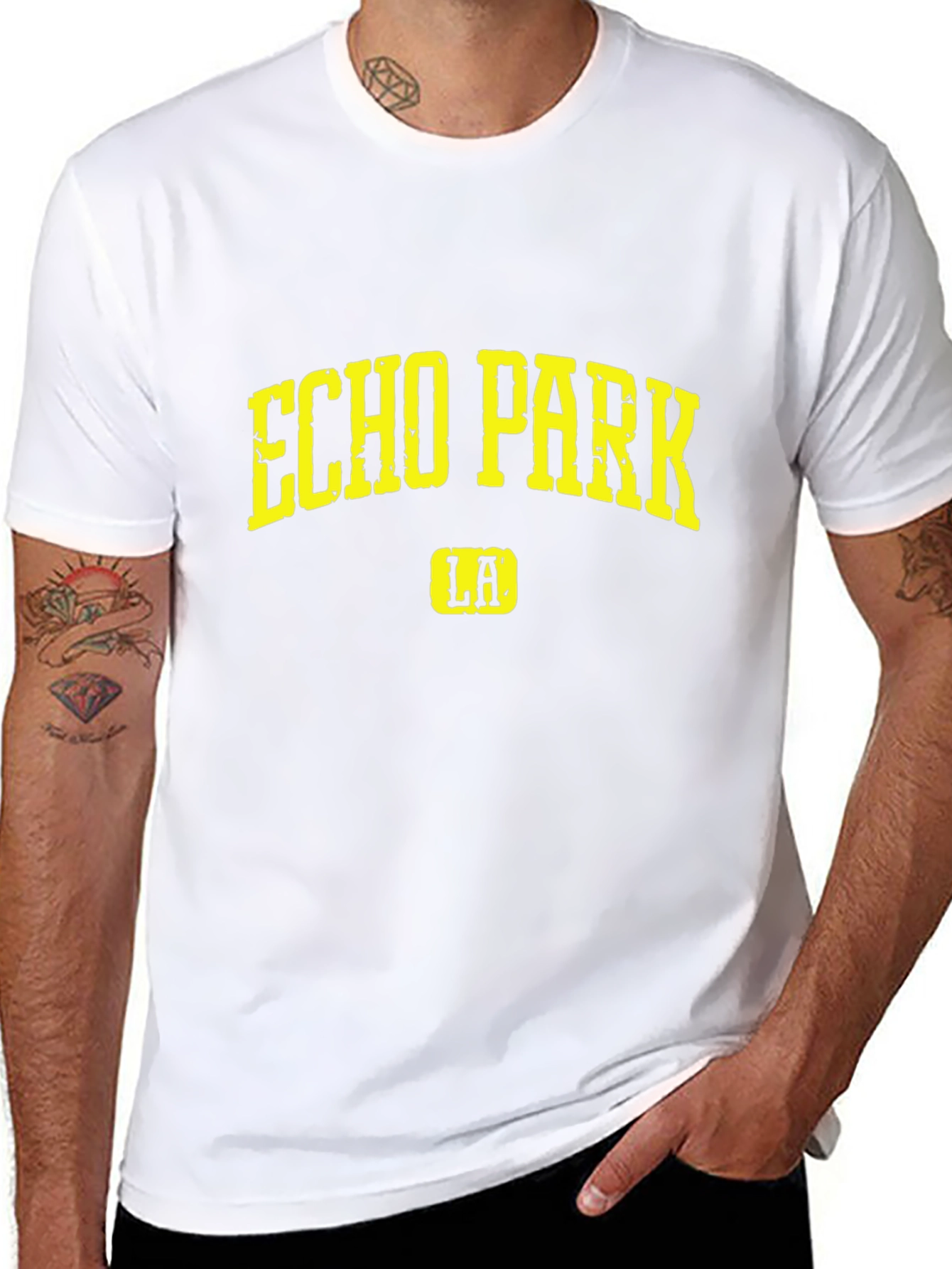 Echo Park LA Black T-Shirt
