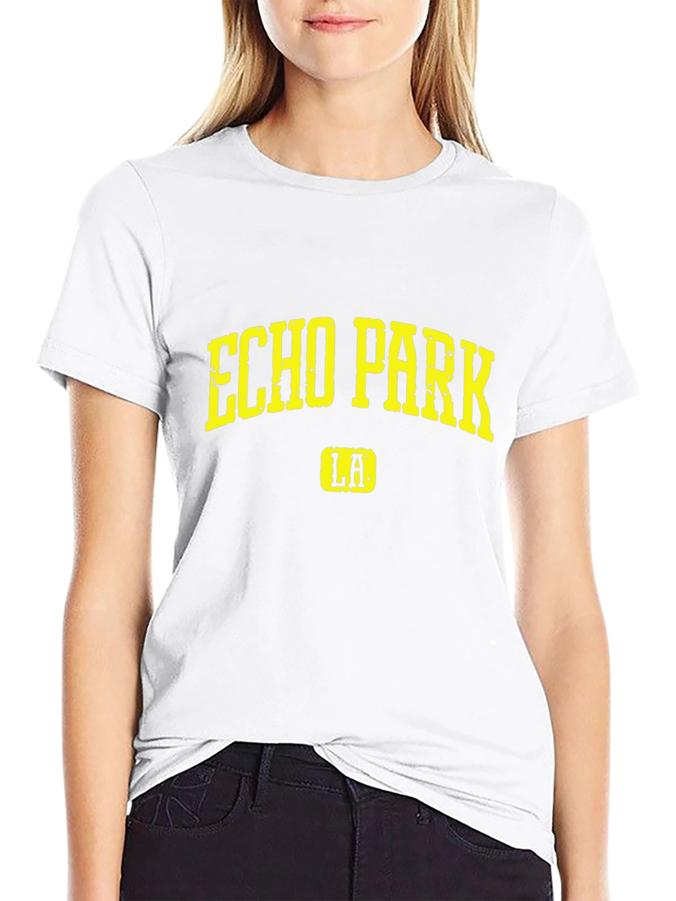 Echo Park LA Black T-Shirt