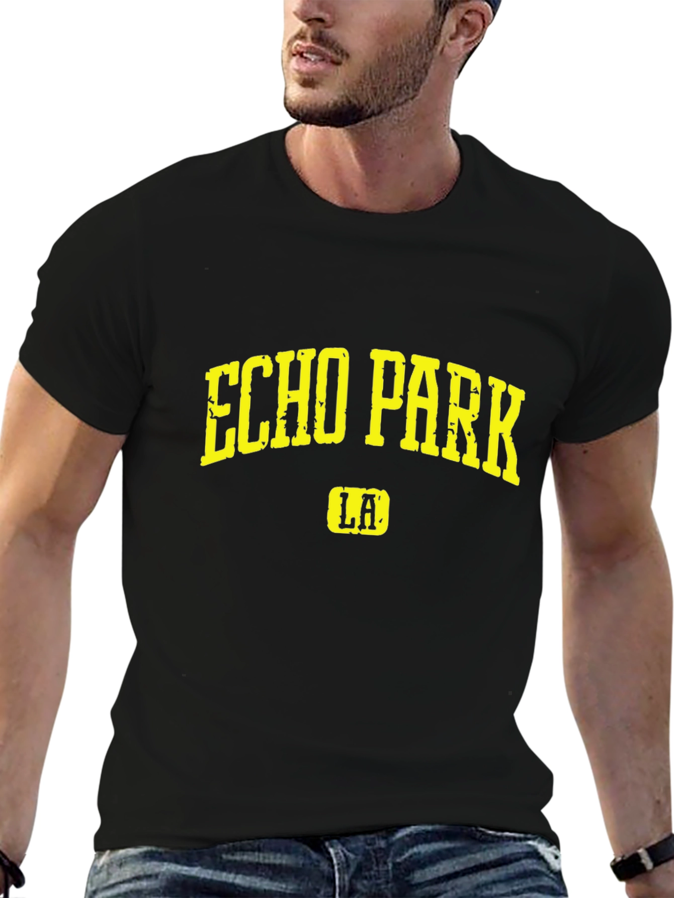 Echo Park LA Black T-Shirt