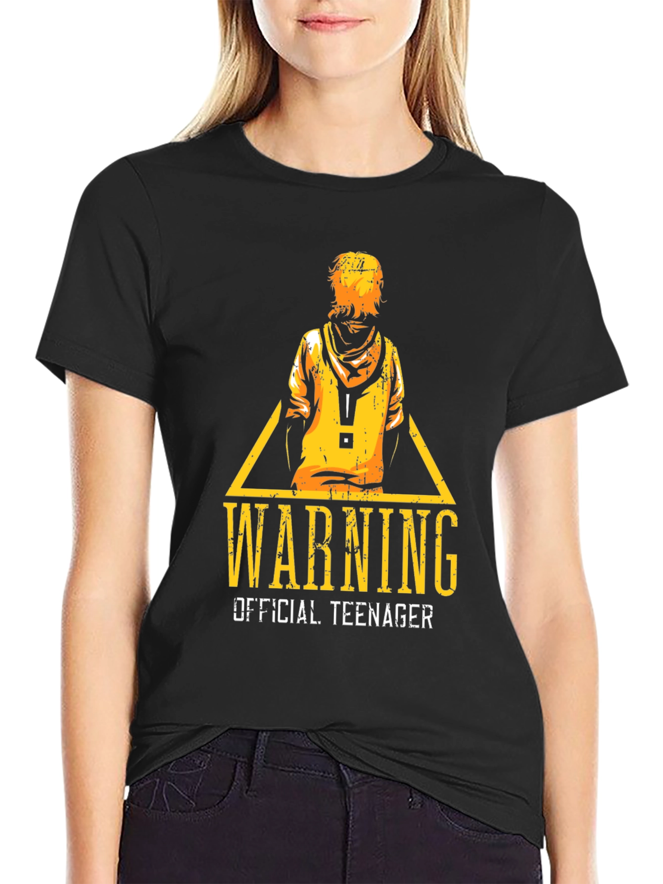 Warning Official Teenager Graphic T-Shirt