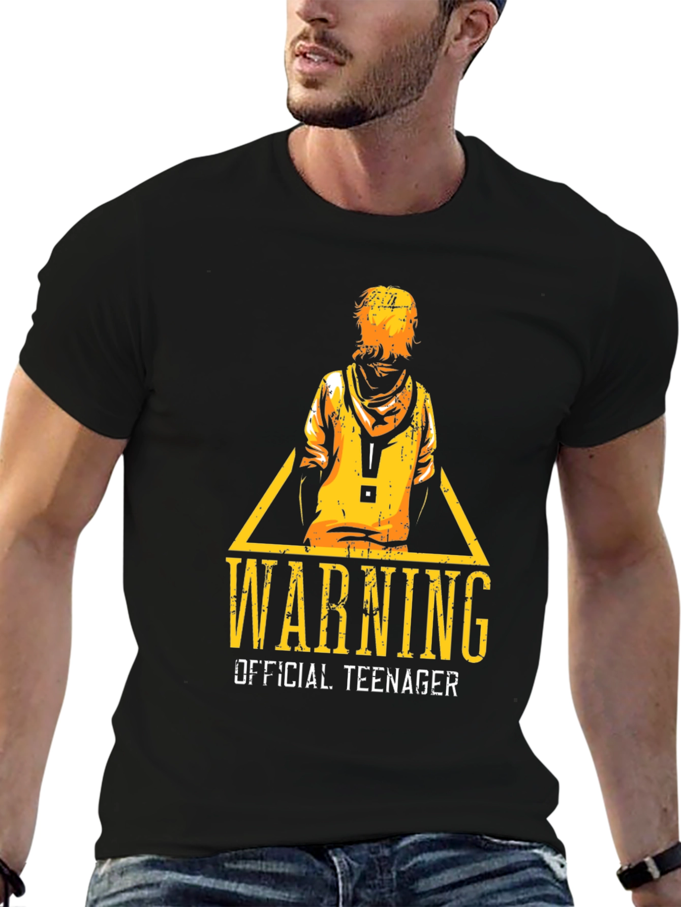 Warning Official Teenager Graphic T-Shirt