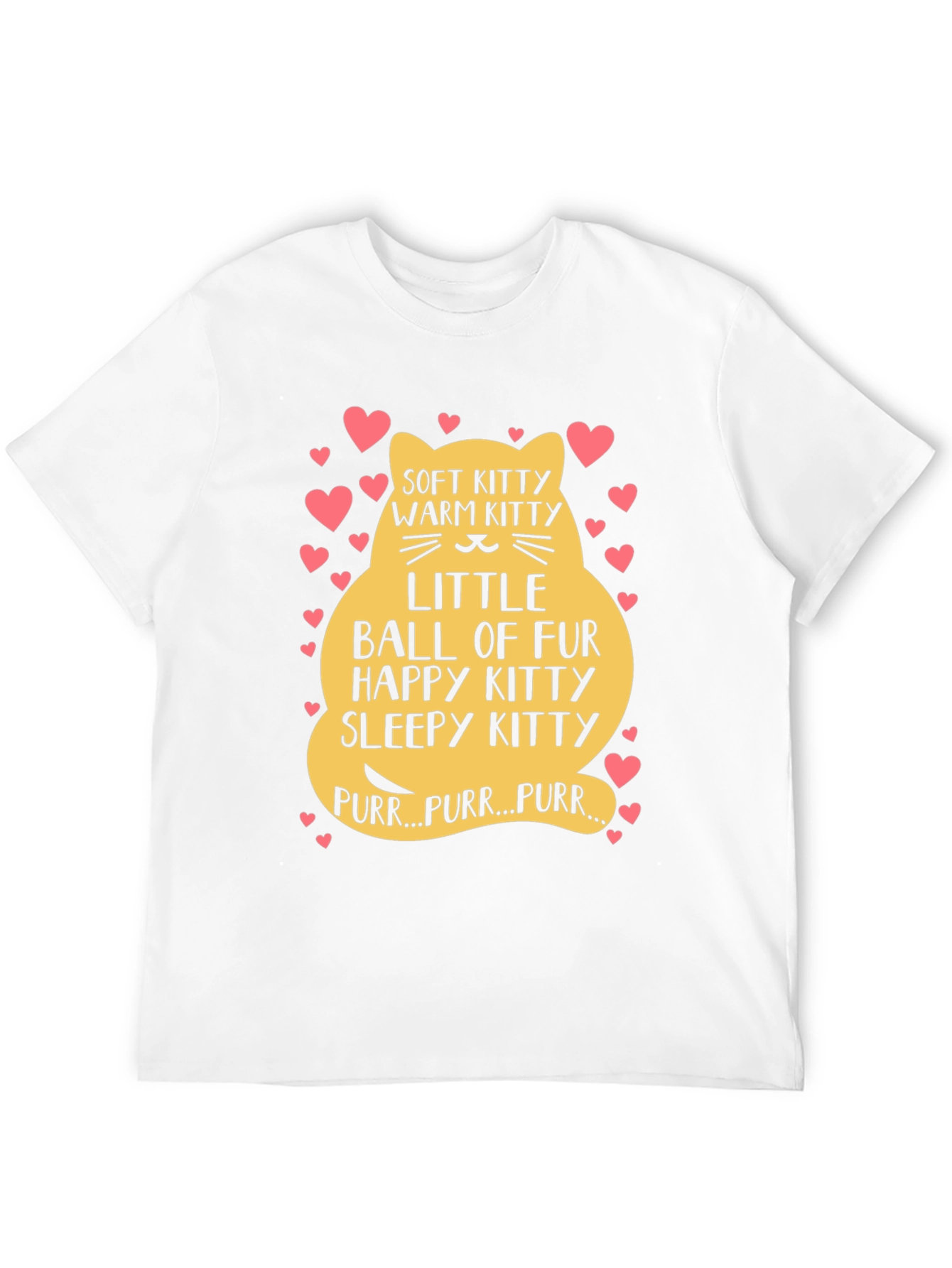 Cute Kitten Ball of Fur Graphic Tee
