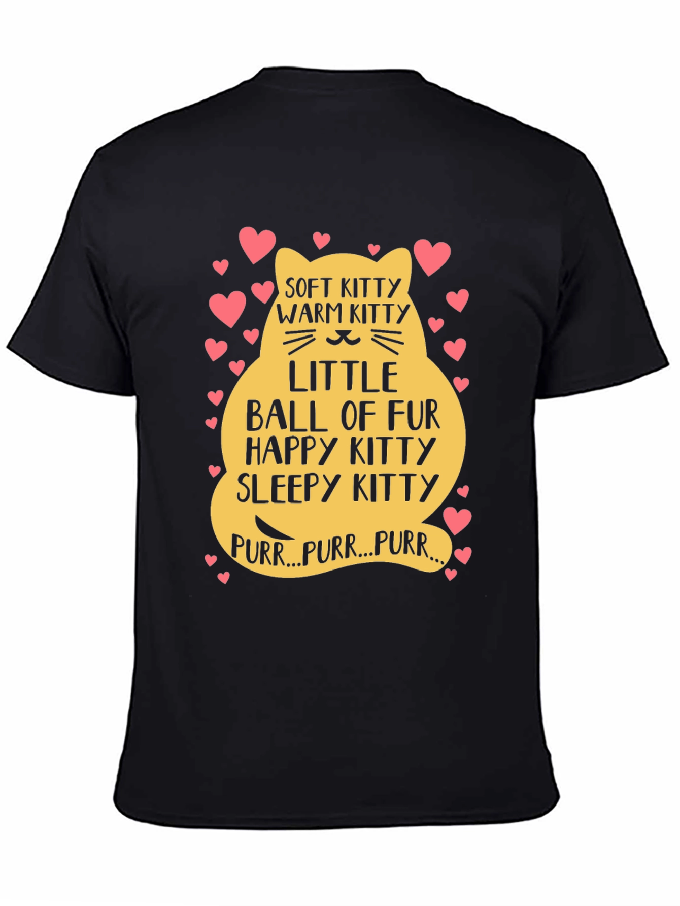 Cute Kitten Ball of Fur Graphic Tee