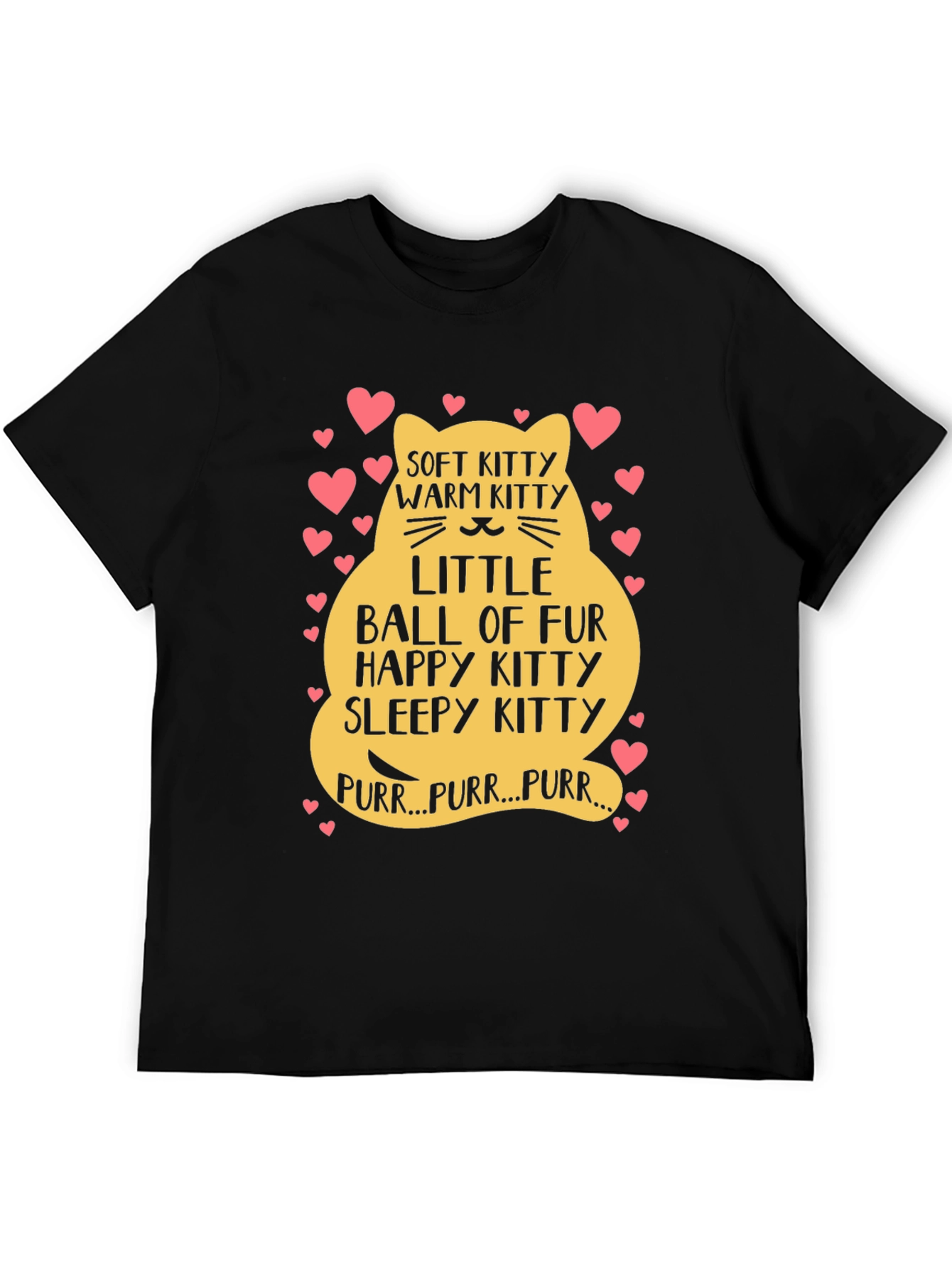 Cute Kitten Ball of Fur Graphic Tee