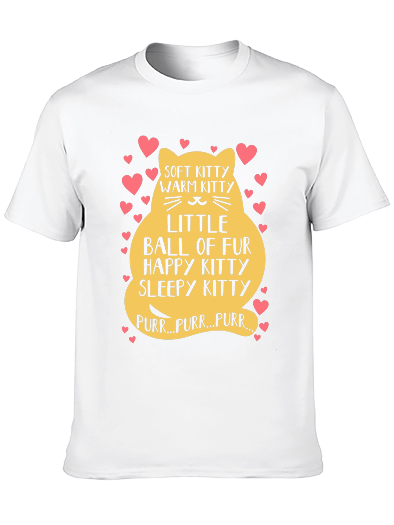 Cute Kitten Ball of Fur Graphic Tee