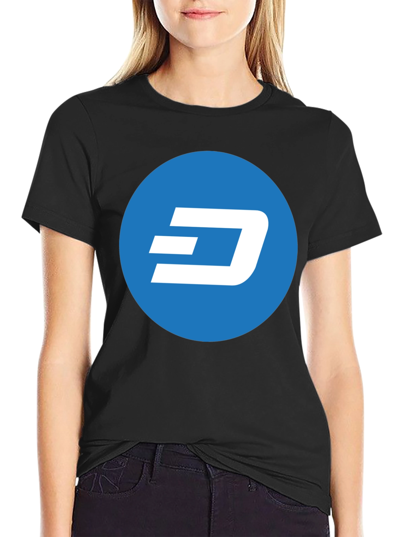 Dash Crypto Logo T-Shirt - Modern Style