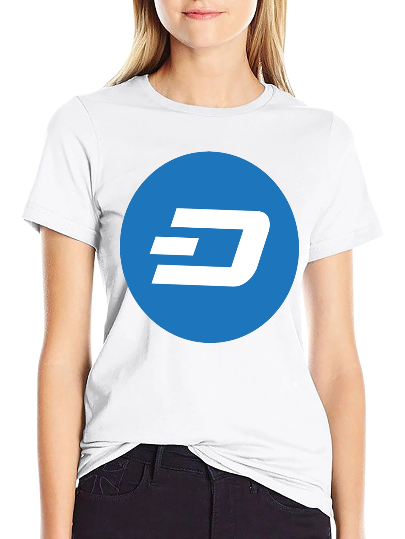 Dash Crypto Logo T-Shirt - Modern Style