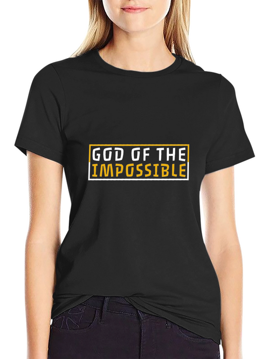 God of the Impossible Black Graphic Tee