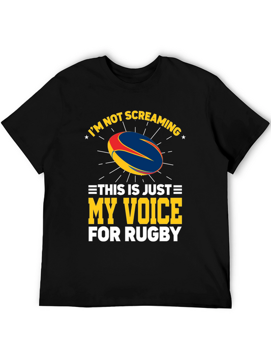 Rugby Fan T-Shirt: My Voice for Rugby