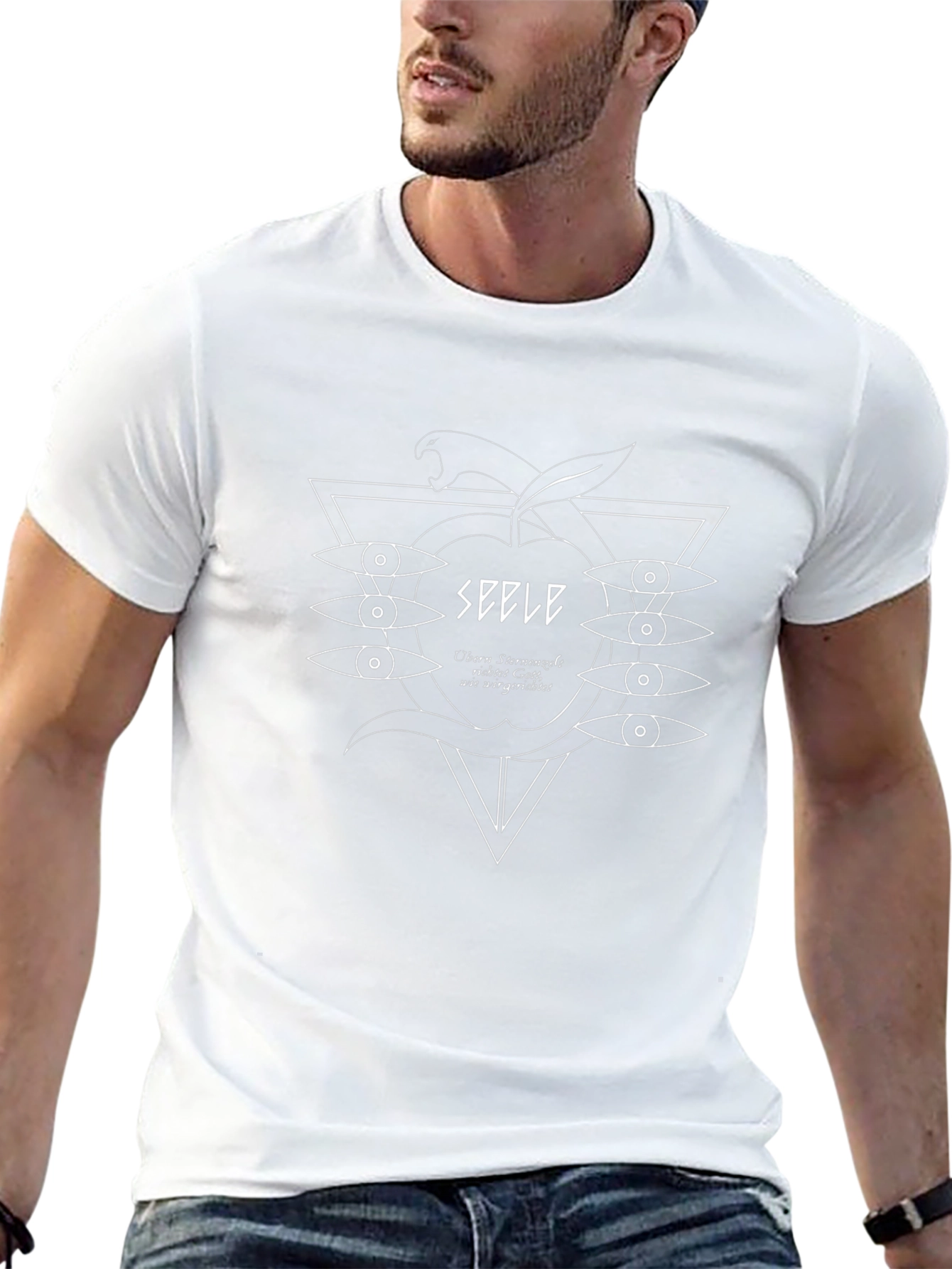 Seele Graphic Tee - Black Anime T-Shirt