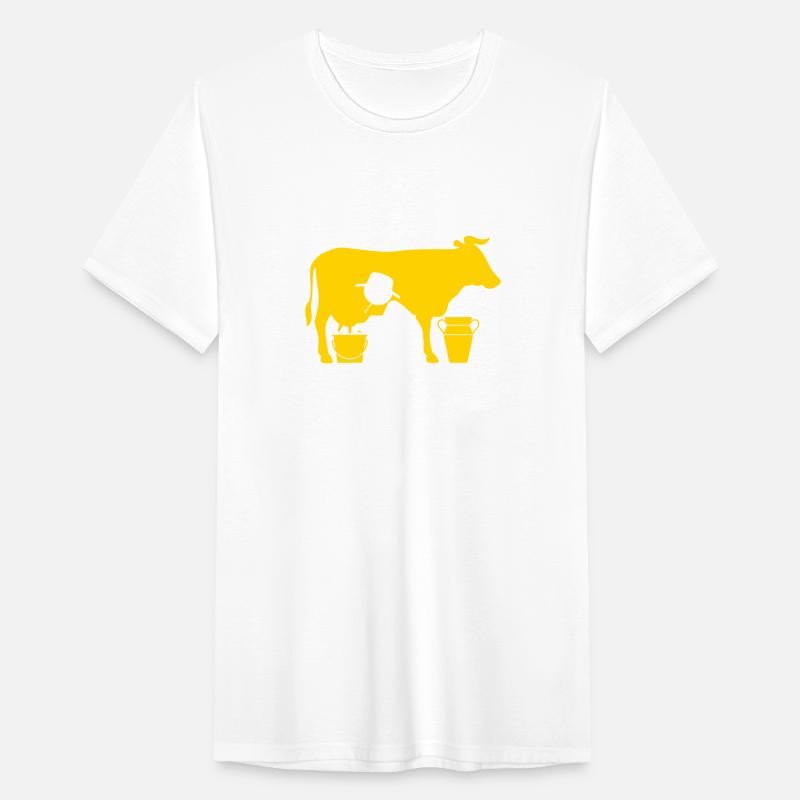 A Farmer Milking A Cow