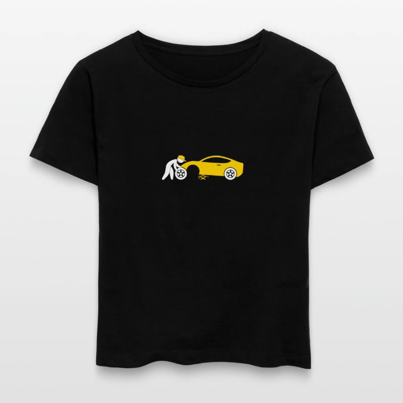 A Mechanic Repairing A Car