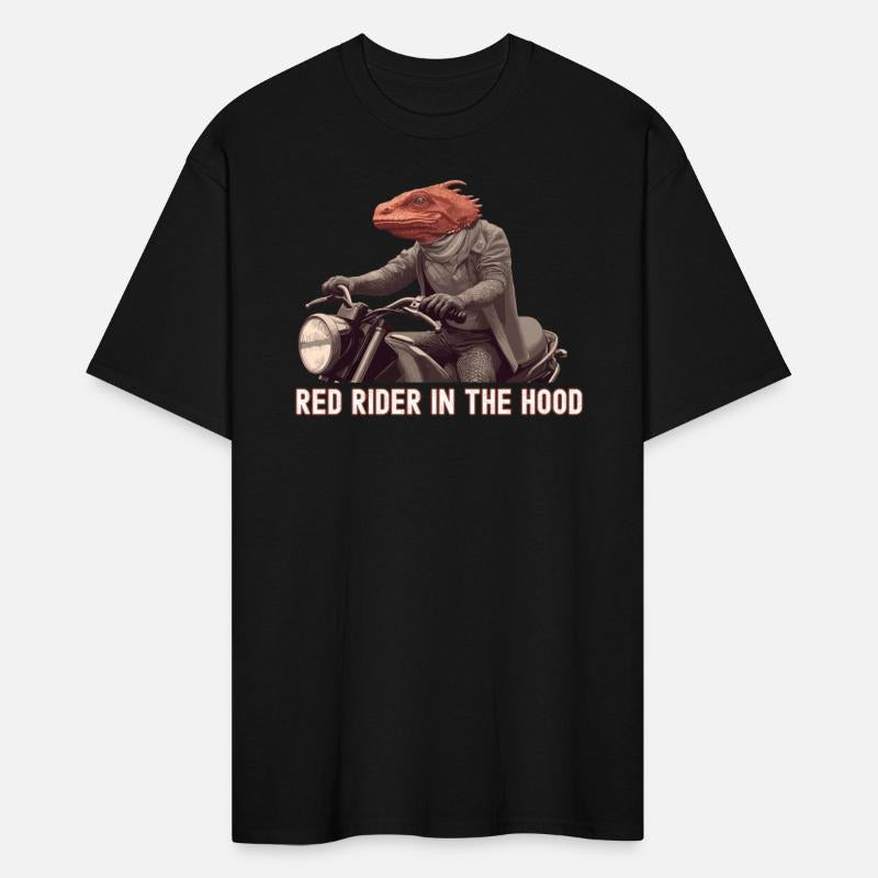 A Reptile on a Motorcycle : Red Rider in the Hood