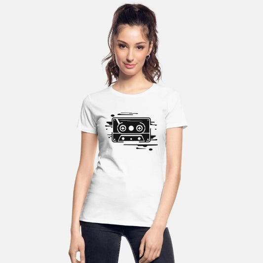 A vintage cassette tape