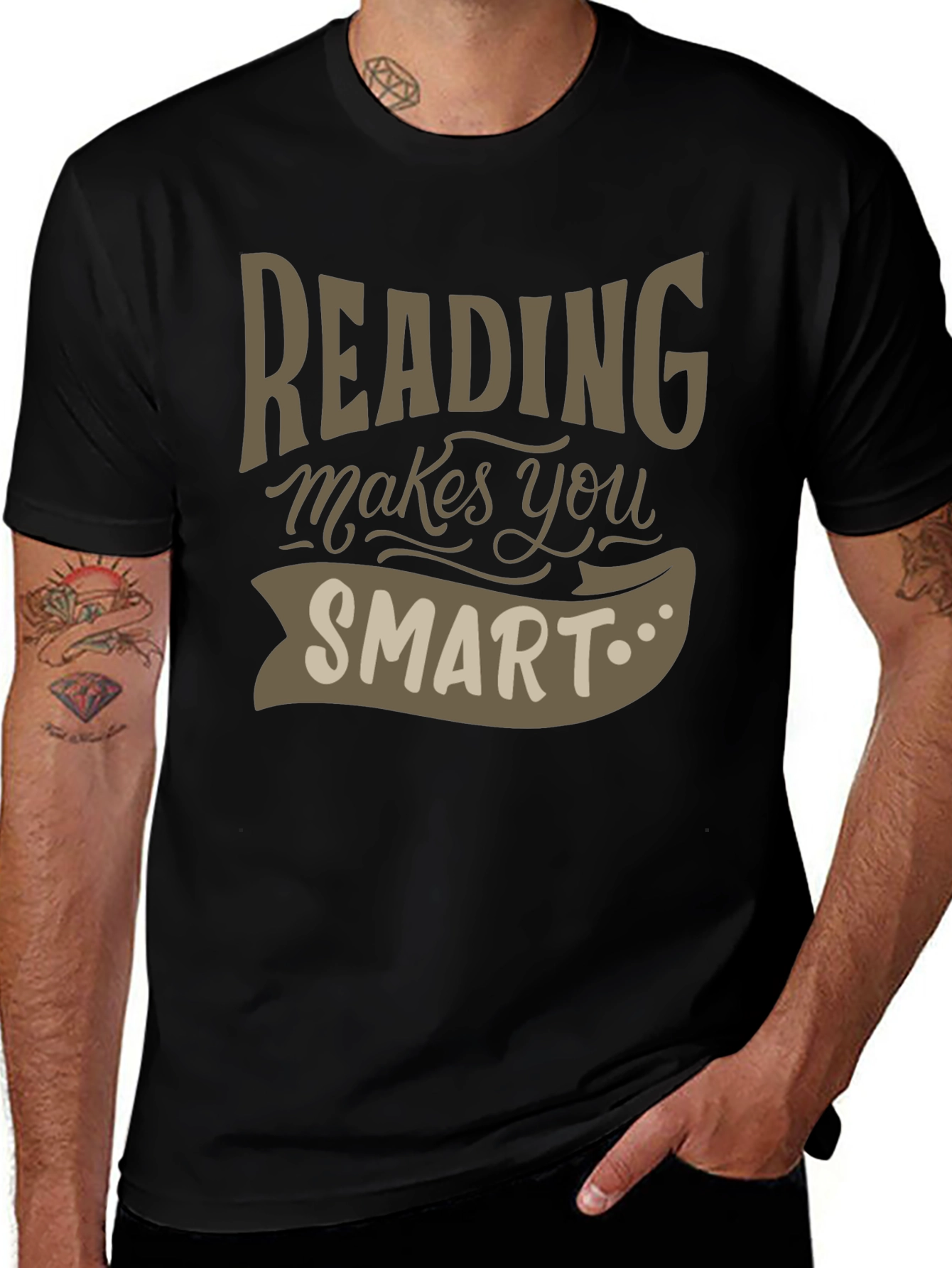 Reading Makes You Smart Graphic T-Shirt